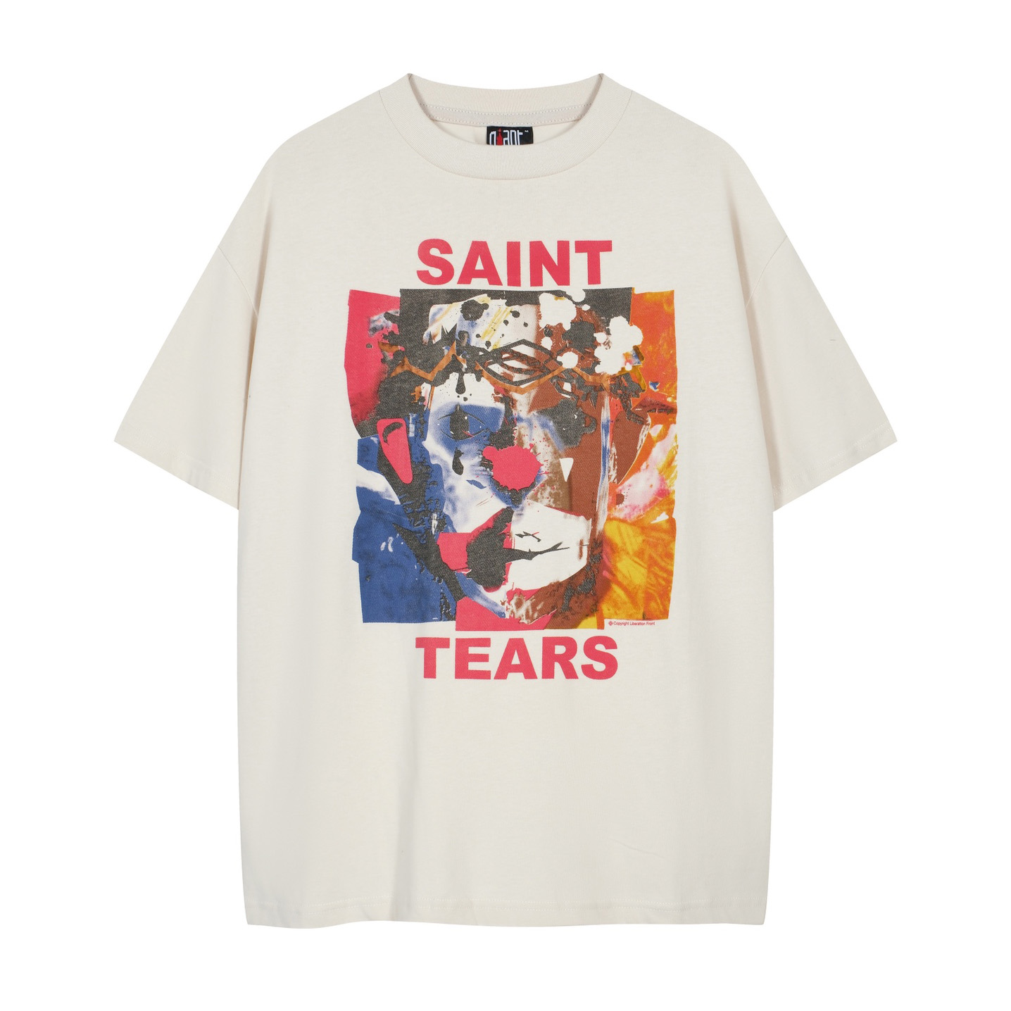 Saint Micheal Graphic-print Cotton T-shirt YF2013  (50% Off Sale) - DopestKickz
