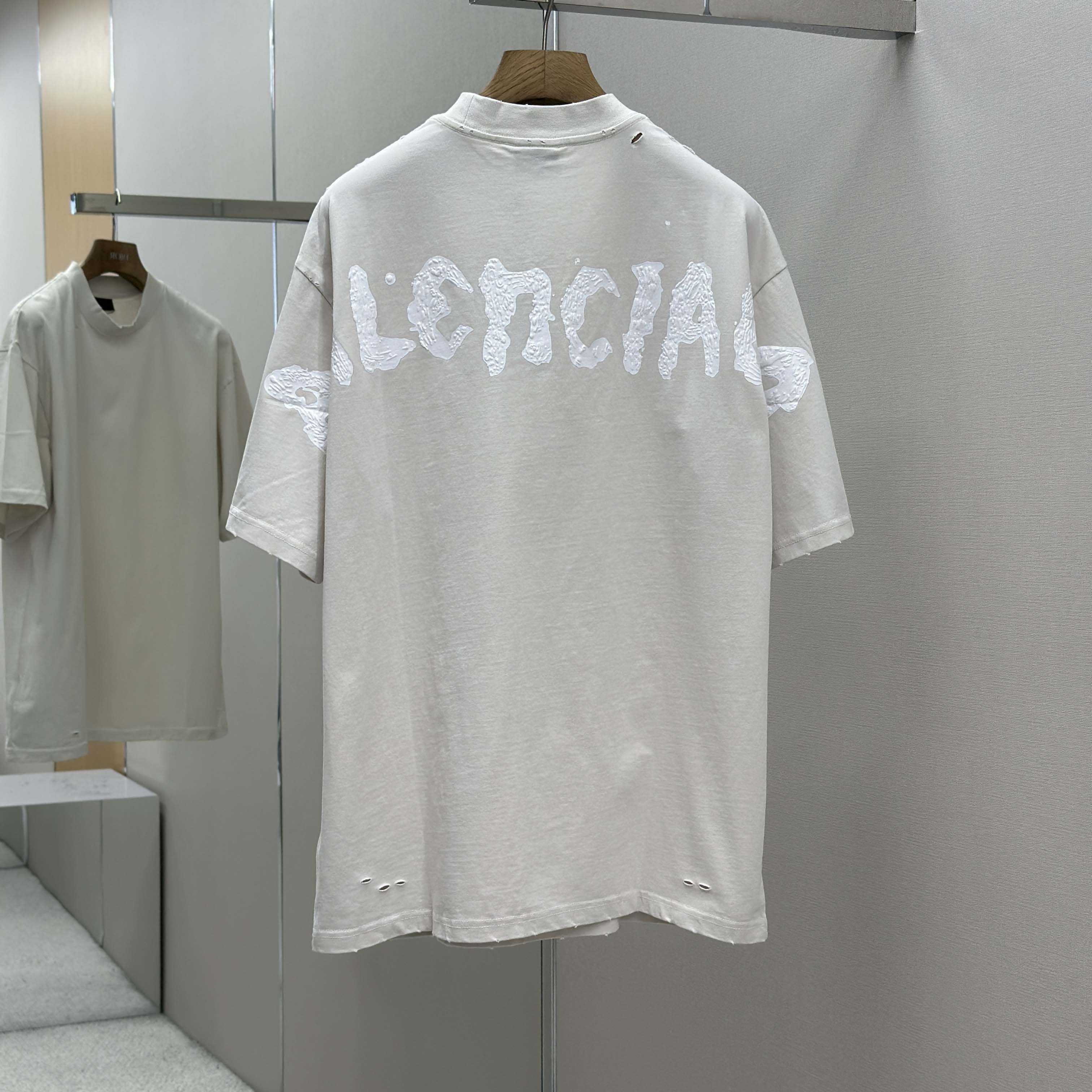 Balenciaga Painted T-Shirt Medium Fit - DopestKickz