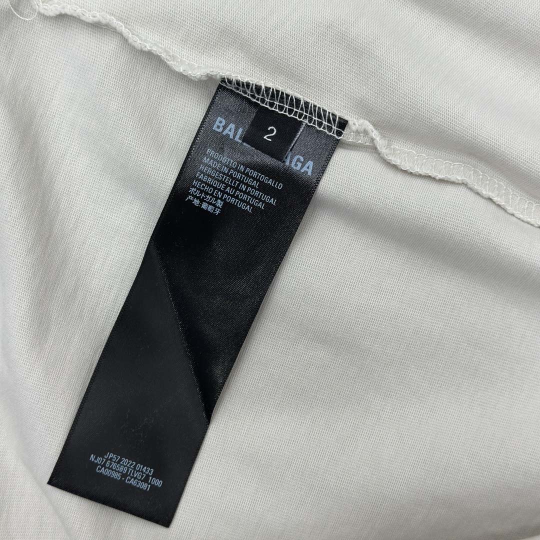 Balenciaga Painted T-Shirt Medium Fit - DopestKickz