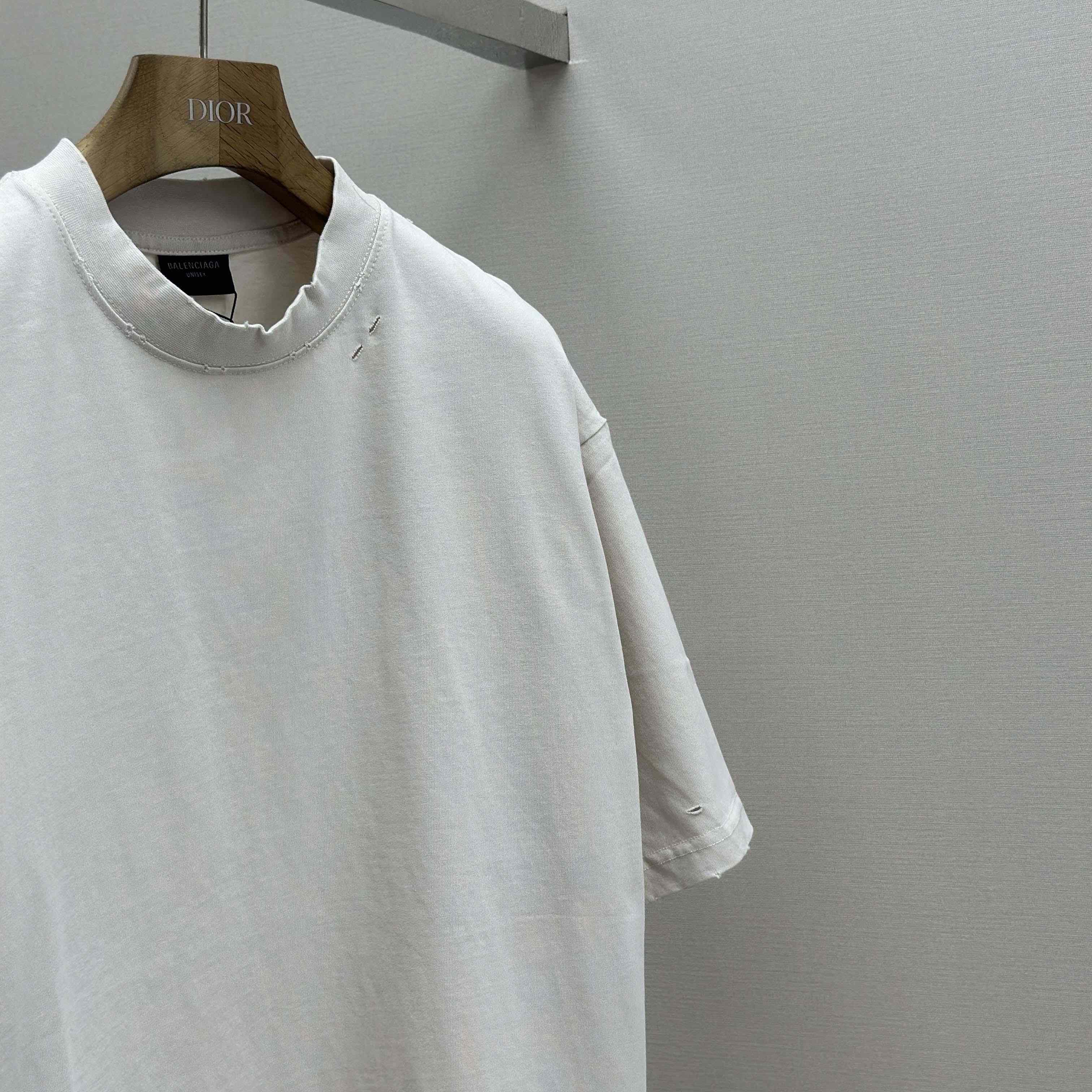 Balenciaga Painted T-Shirt Medium Fit - DopestKickz