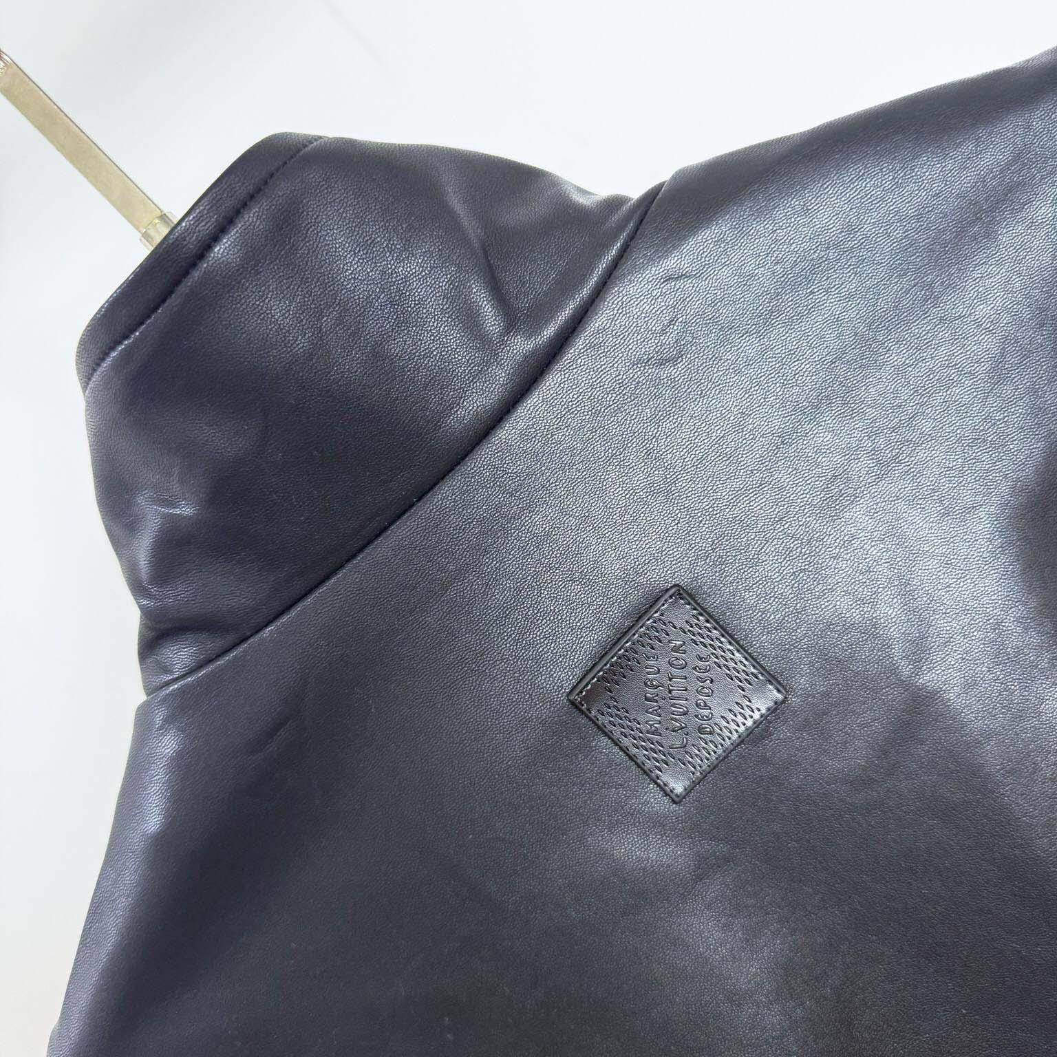 Louis Vuitton Leather Mix Track Top   1AHVM1 - DopestKickz