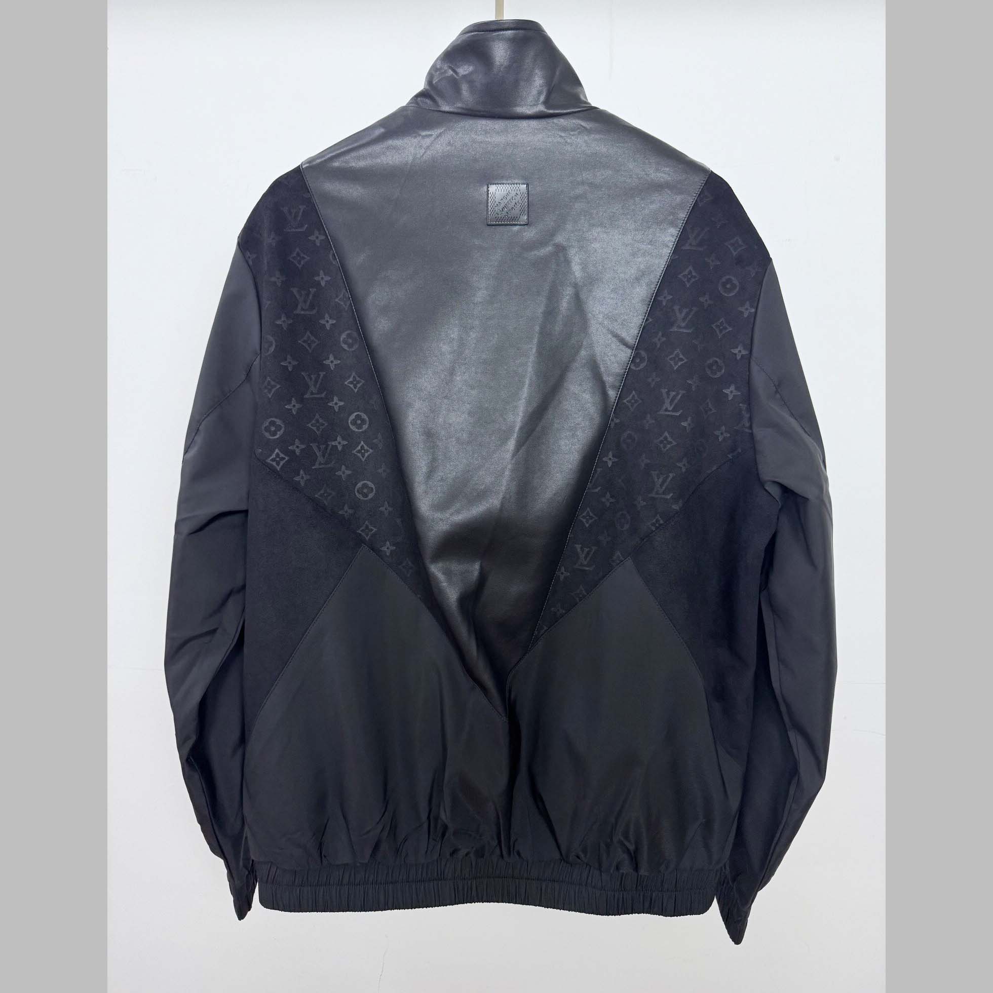 Louis Vuitton Leather Mix Track Top   1AHVM1 - DopestKickz
