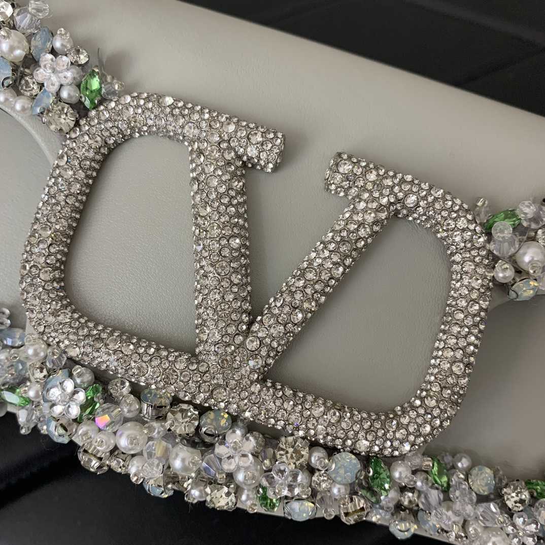 Valenti Garavani Locò Small Embroidered  Shoulder Bag - DopestKickz