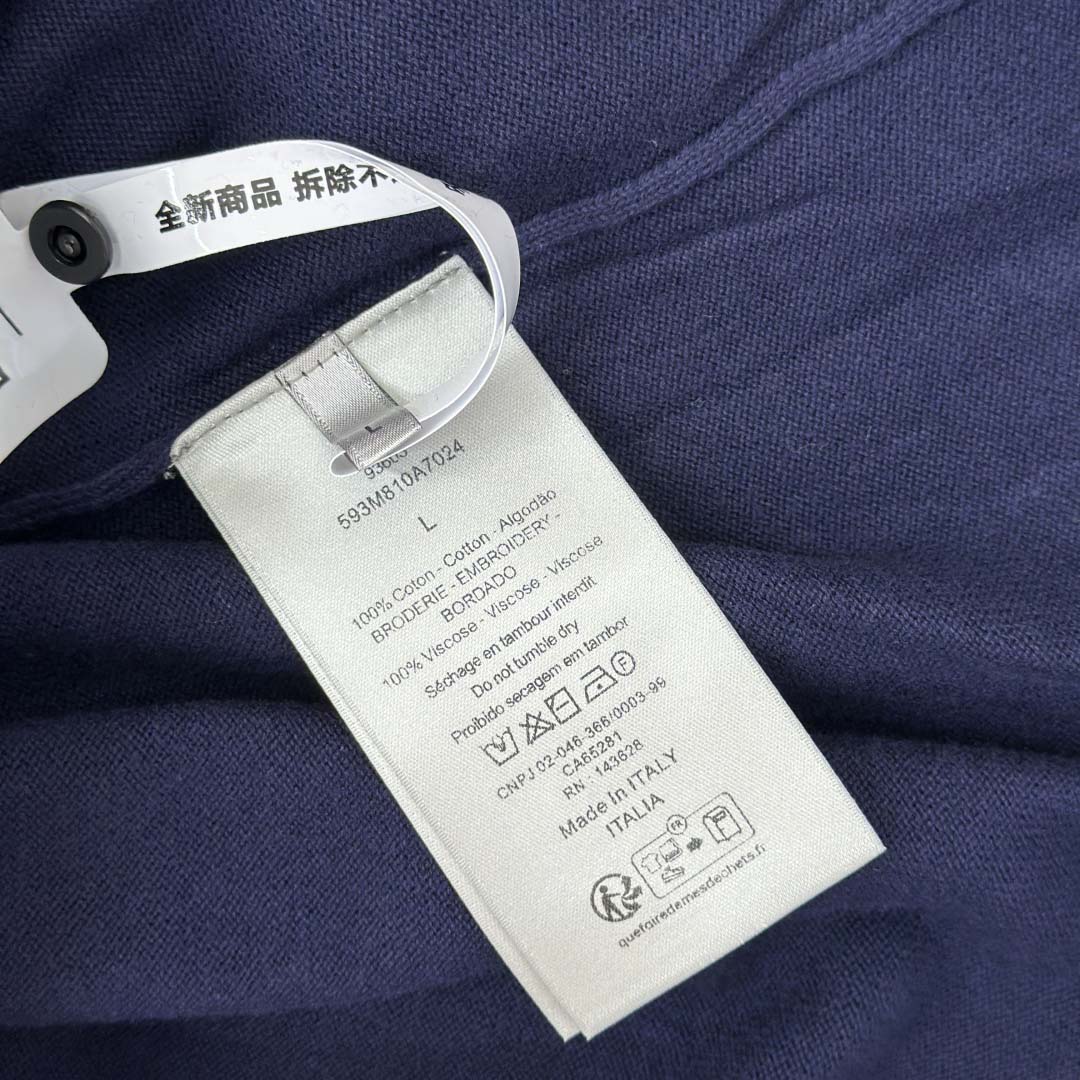 Christian Dior Couture Lily of the Valley Polo Shirt  - DopestKickz