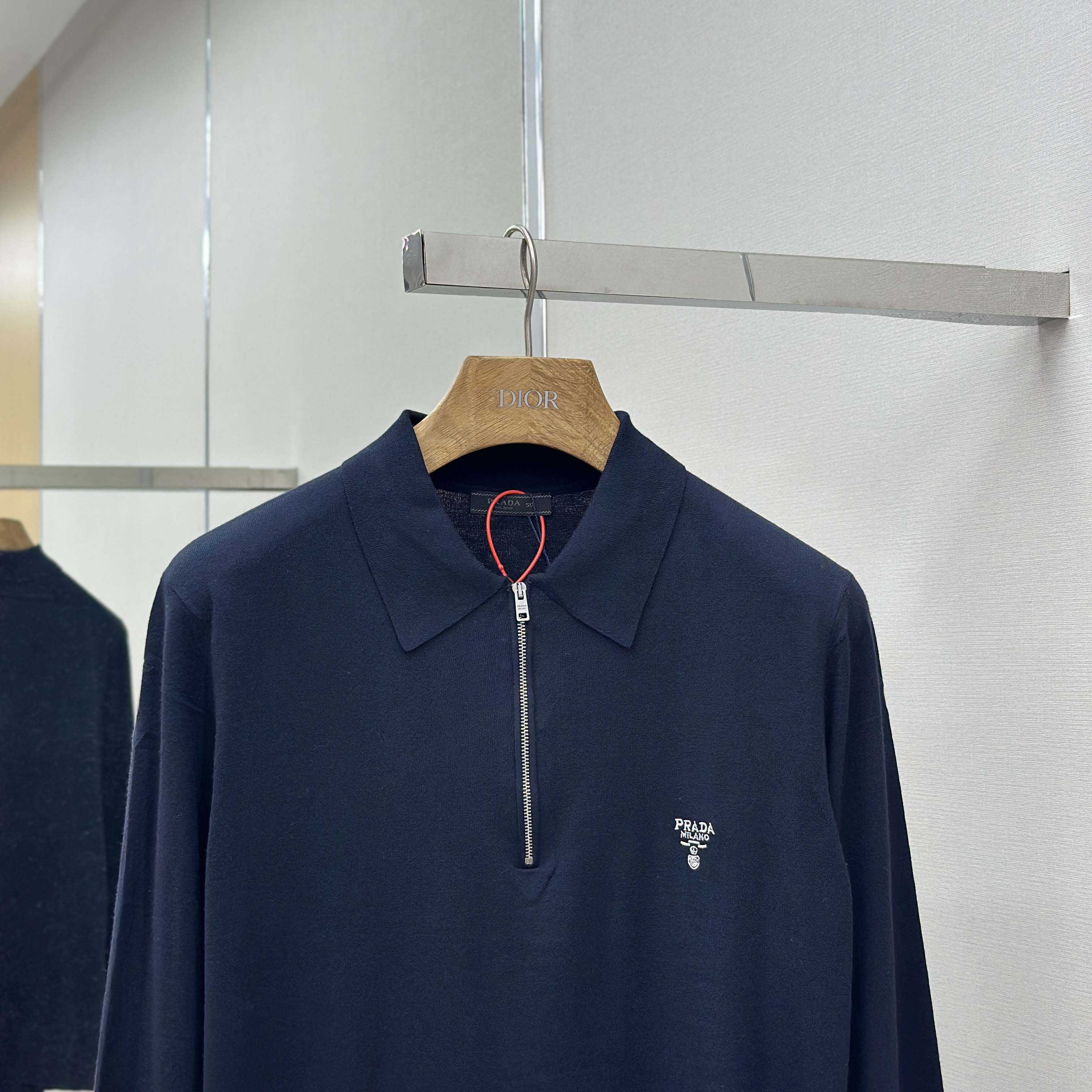 Prada Superfine Wool Polo Shirt - DopestKickz