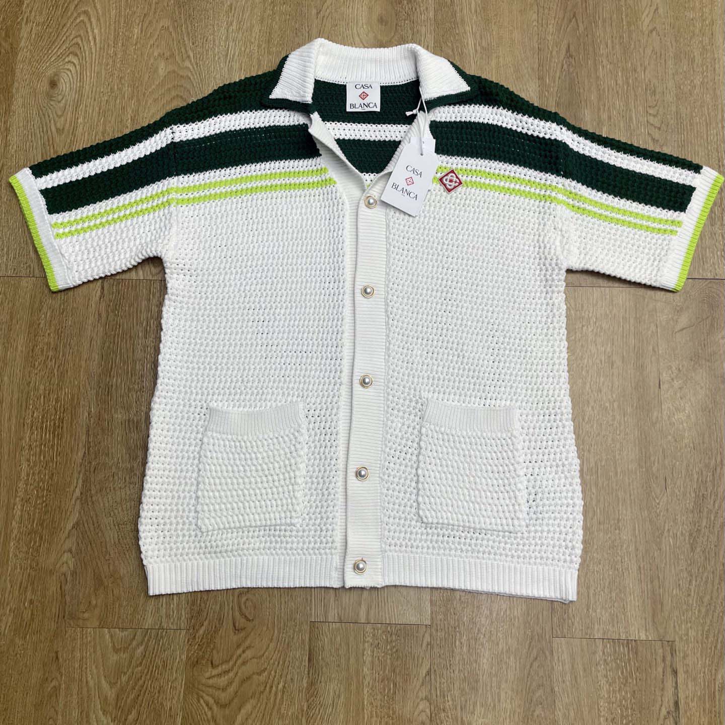 Casablanca Knit Polo Shirt    Z6009 - DopestKickz