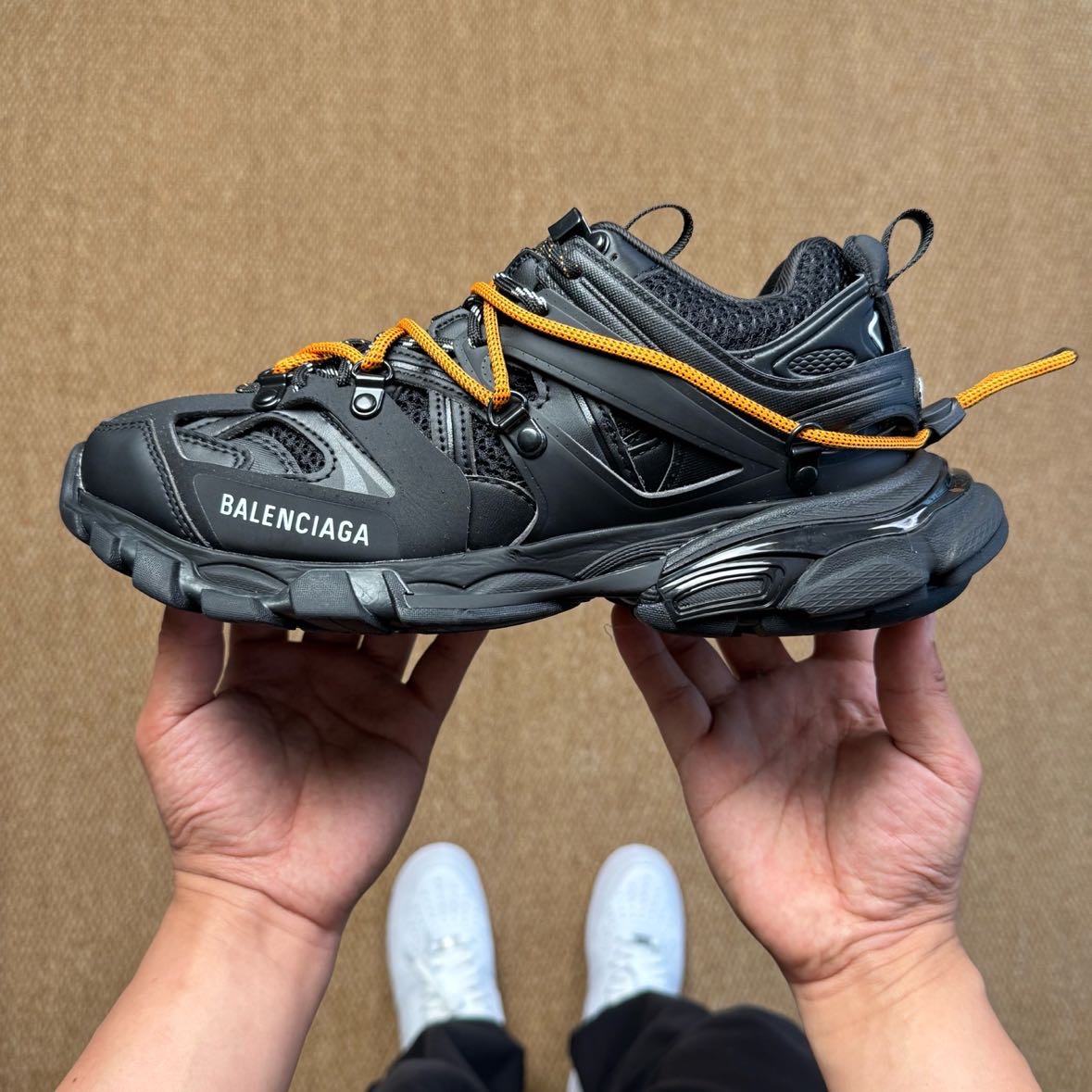 Balenciaga Track Trail Laces Sneaker In Black - DopestKickz