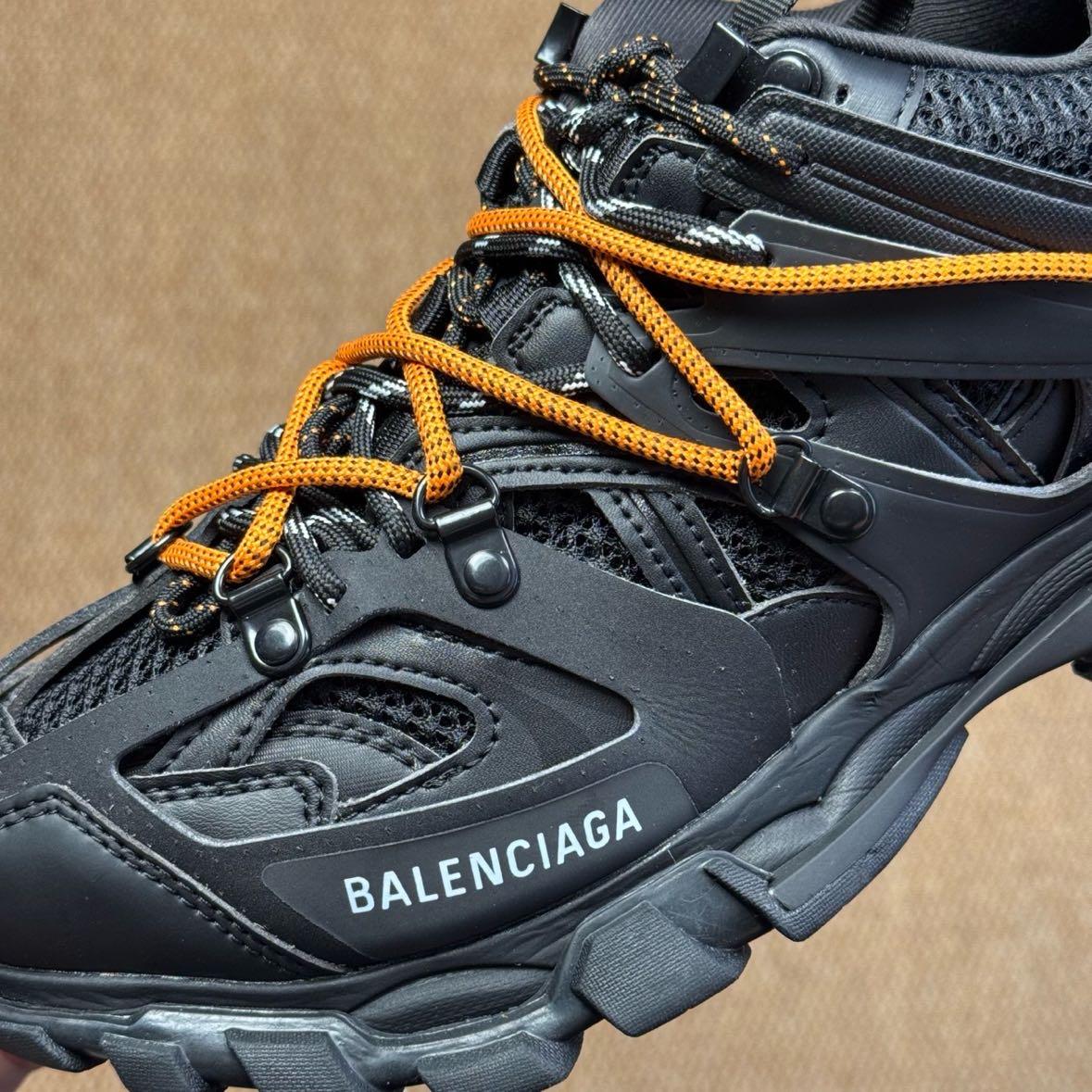 Balenciaga Track Trail Laces Sneaker In Black - DopestKickz