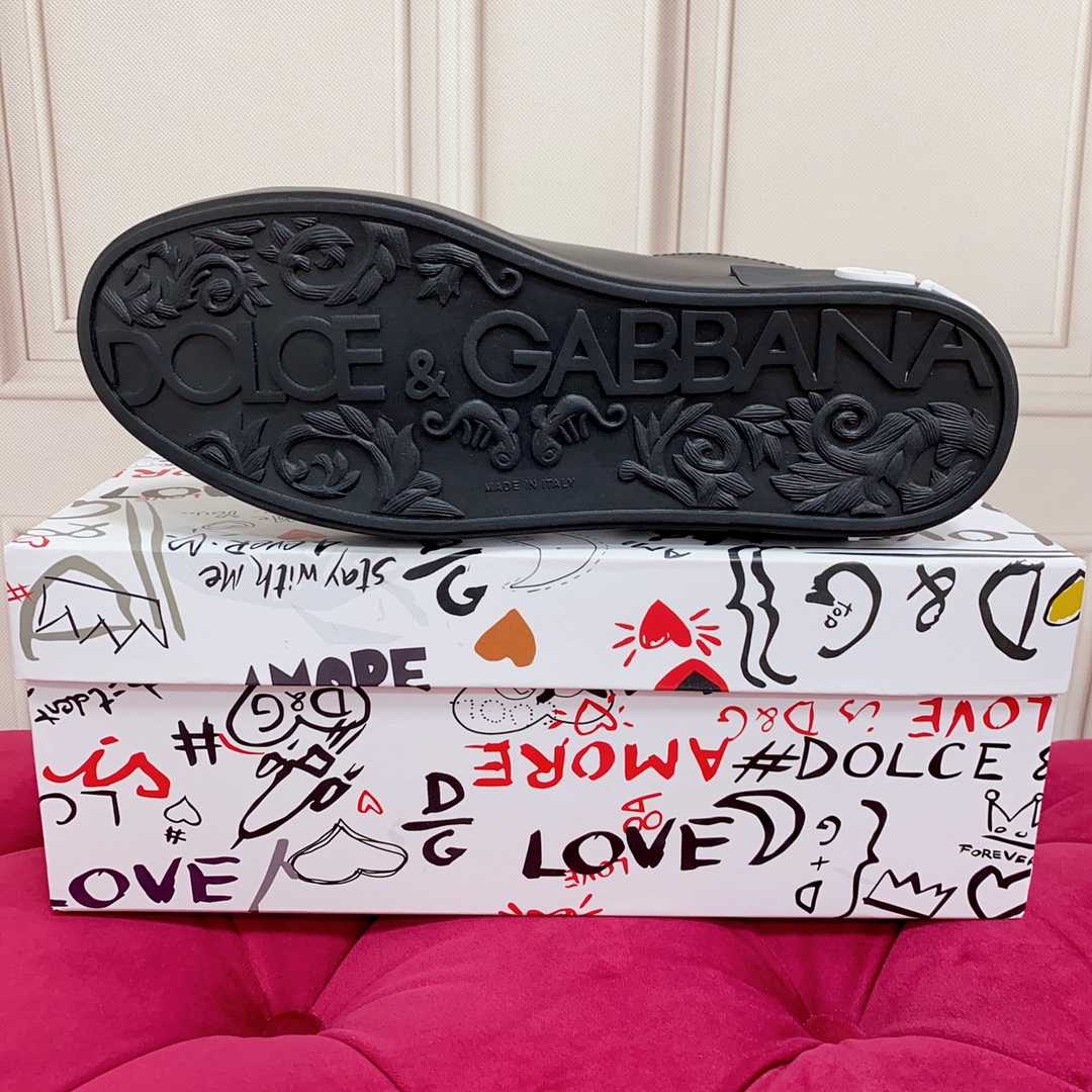 Dolce & Gabbana Logo Printed Portofino Sneakers(50% Off Sale)   xz800     - DopestKickz