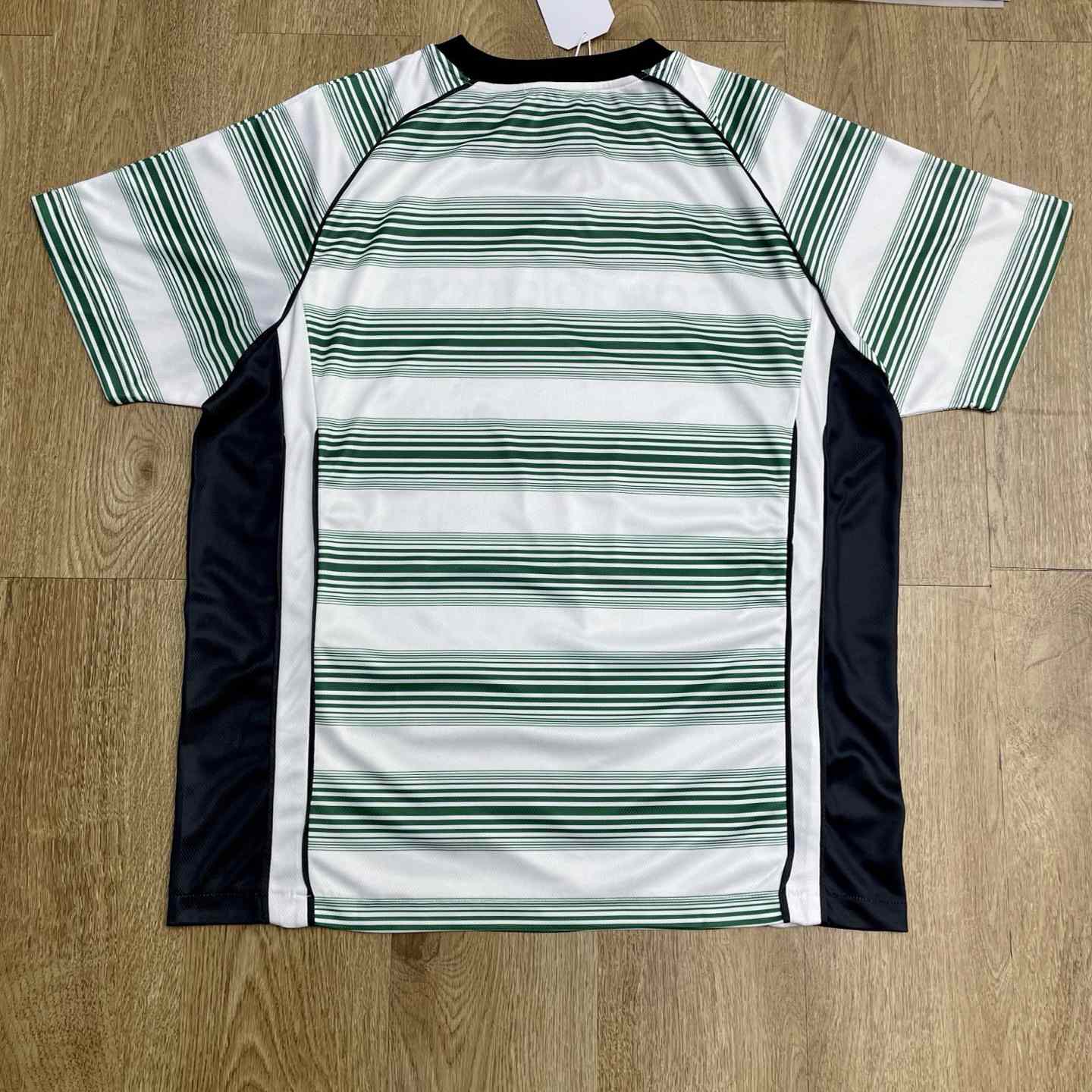 Casablanca Gradient Stripe Panelled T-shirt   C1010 - DopestKickz