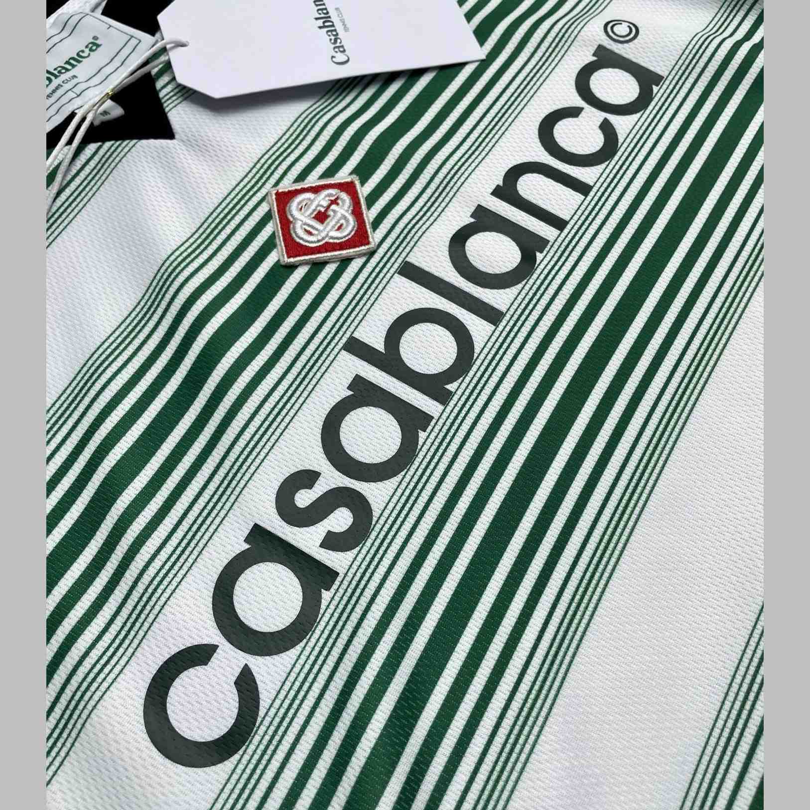 Casablanca Gradient Stripe Panelled T-shirt   C1010 - DopestKickz