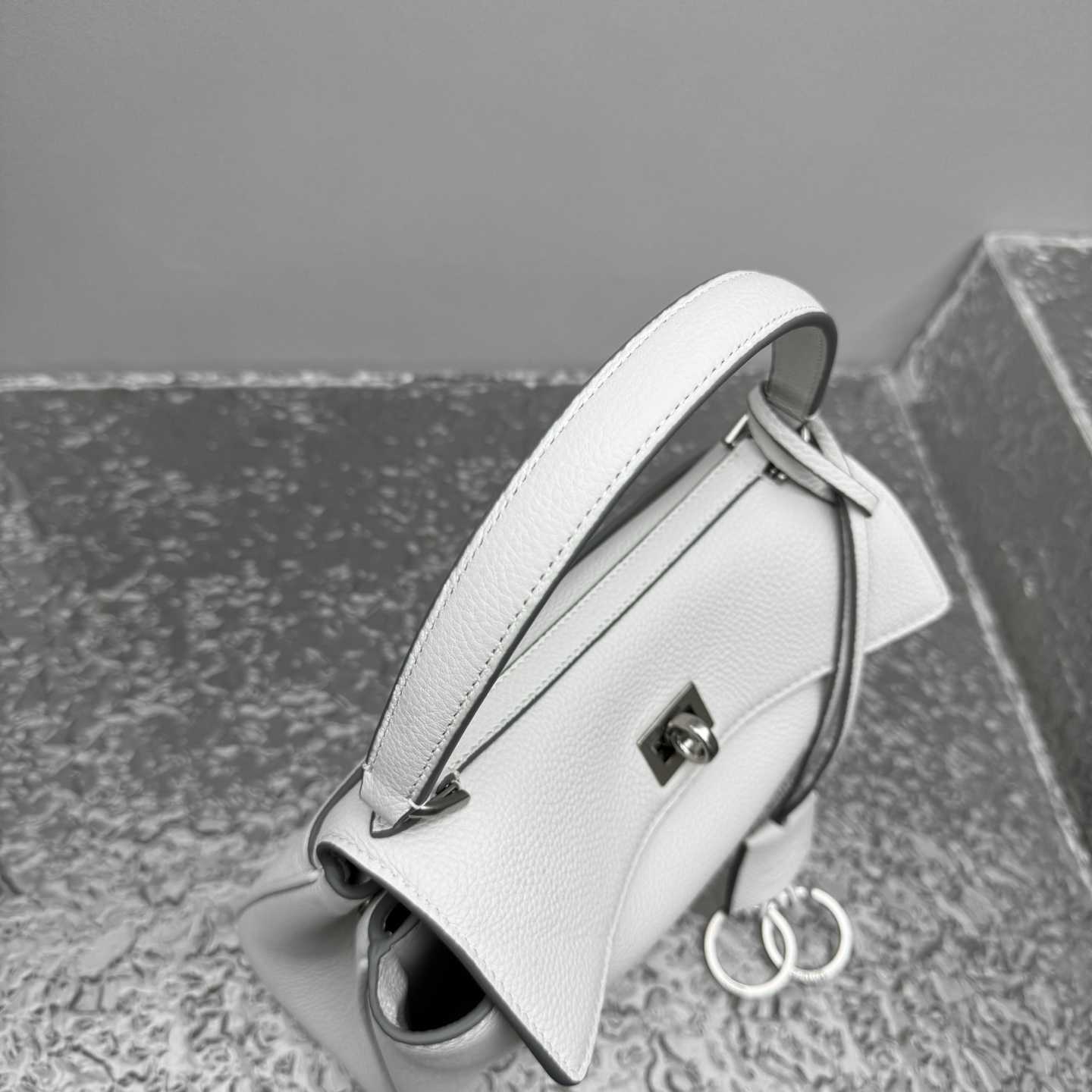 Balenciaga Rodeo Handbag Mini In White - DopestKickz