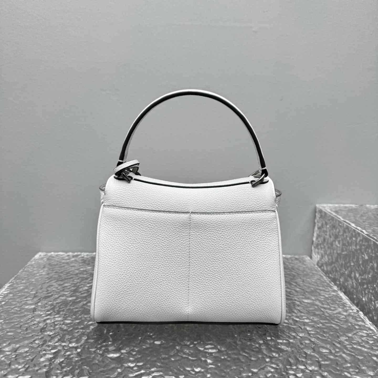Balenciaga Rodeo Handbag Mini In White - DopestKickz