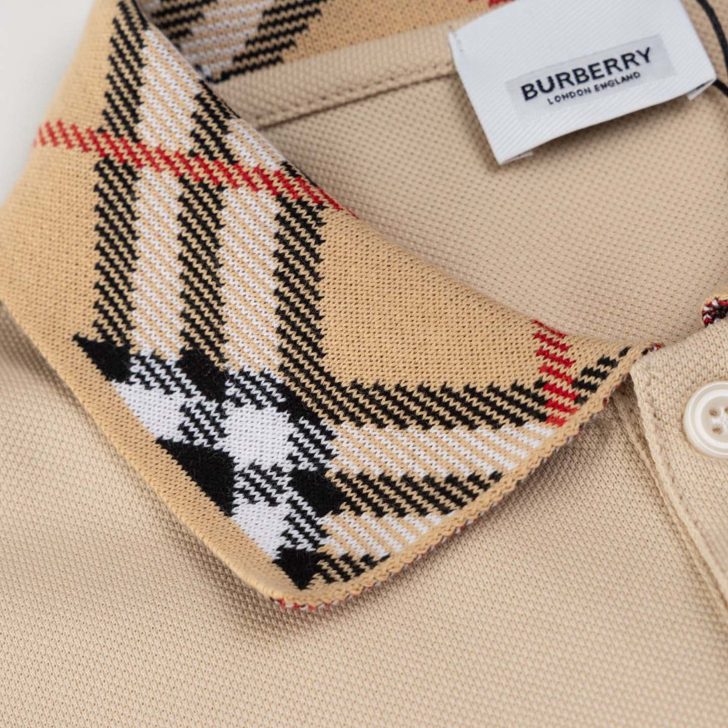 Burberry Check Polo Shirt - DopestKickz