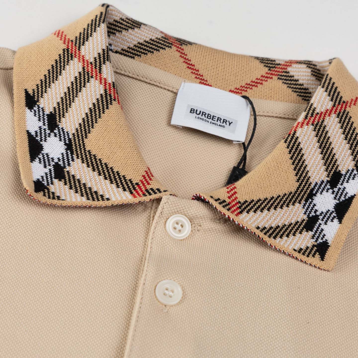 Burberry Check Polo Shirt - DopestKickz