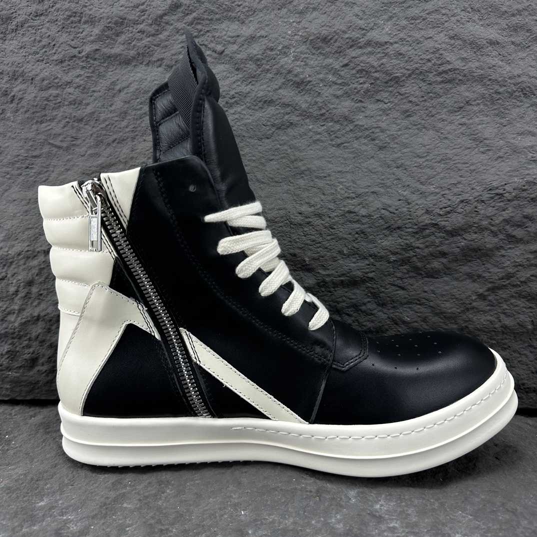 Rick Owens Geobasket High Top Sneakers - DopestKickz
