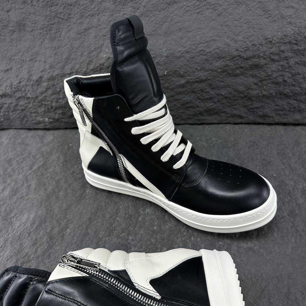 Rick Owens Geobasket High Top Sneakers - DopestKickz