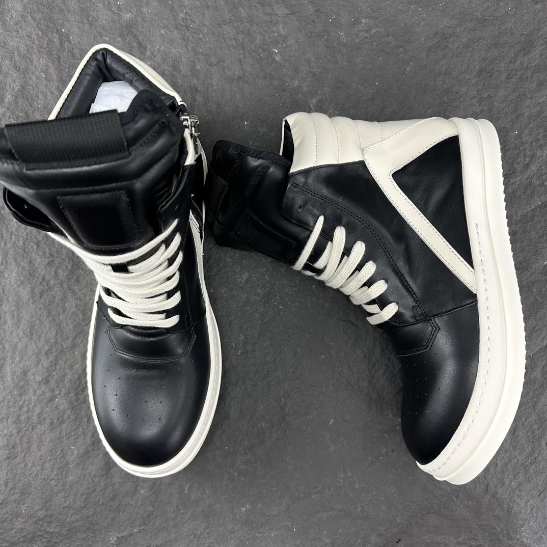 Rick Owens Geobasket High Top Sneakers - DopestKickz