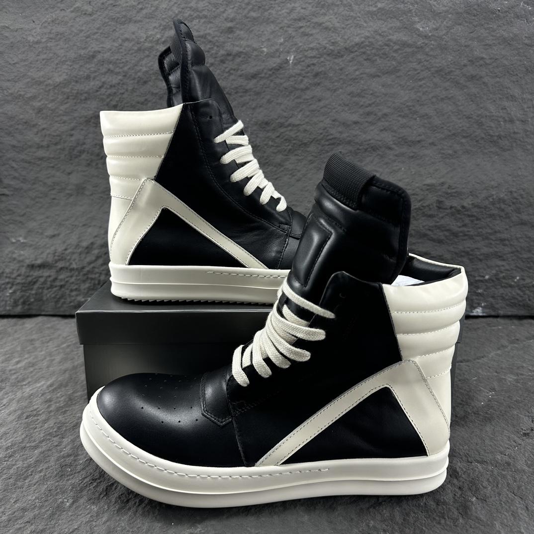 Rick Owens Geobasket High Top Sneakers - DopestKickz
