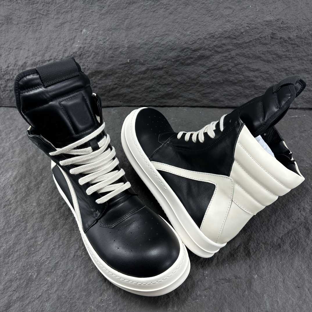 Rick Owens Geobasket High Top Sneakers - DopestKickz