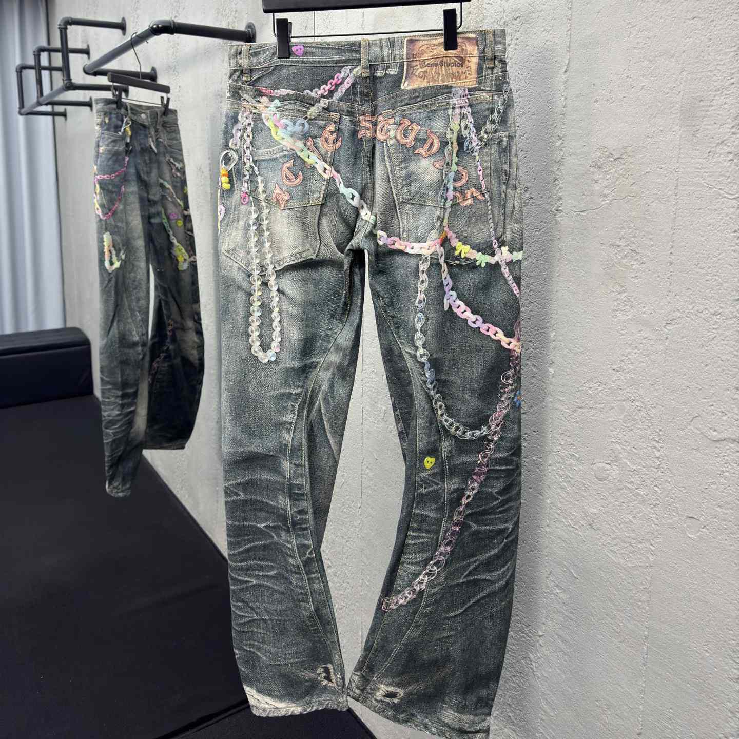 Acne Studios Baggy fit jeans YF1233   (50% Off Sale) - DopestKickz