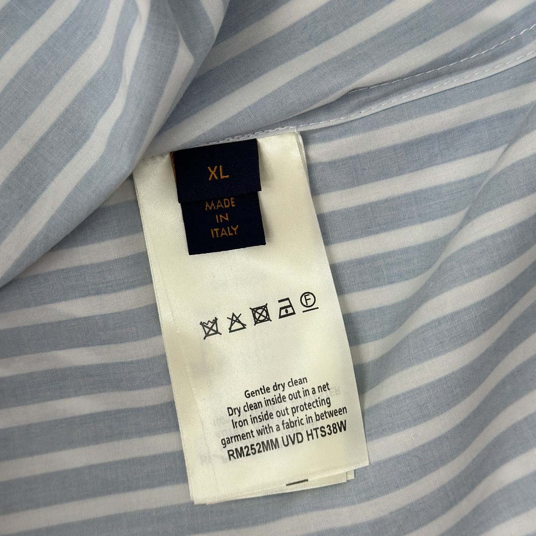Louis Vuitton Monogram Patchwork Striped Shirt     1AHVWM - DopestKickz