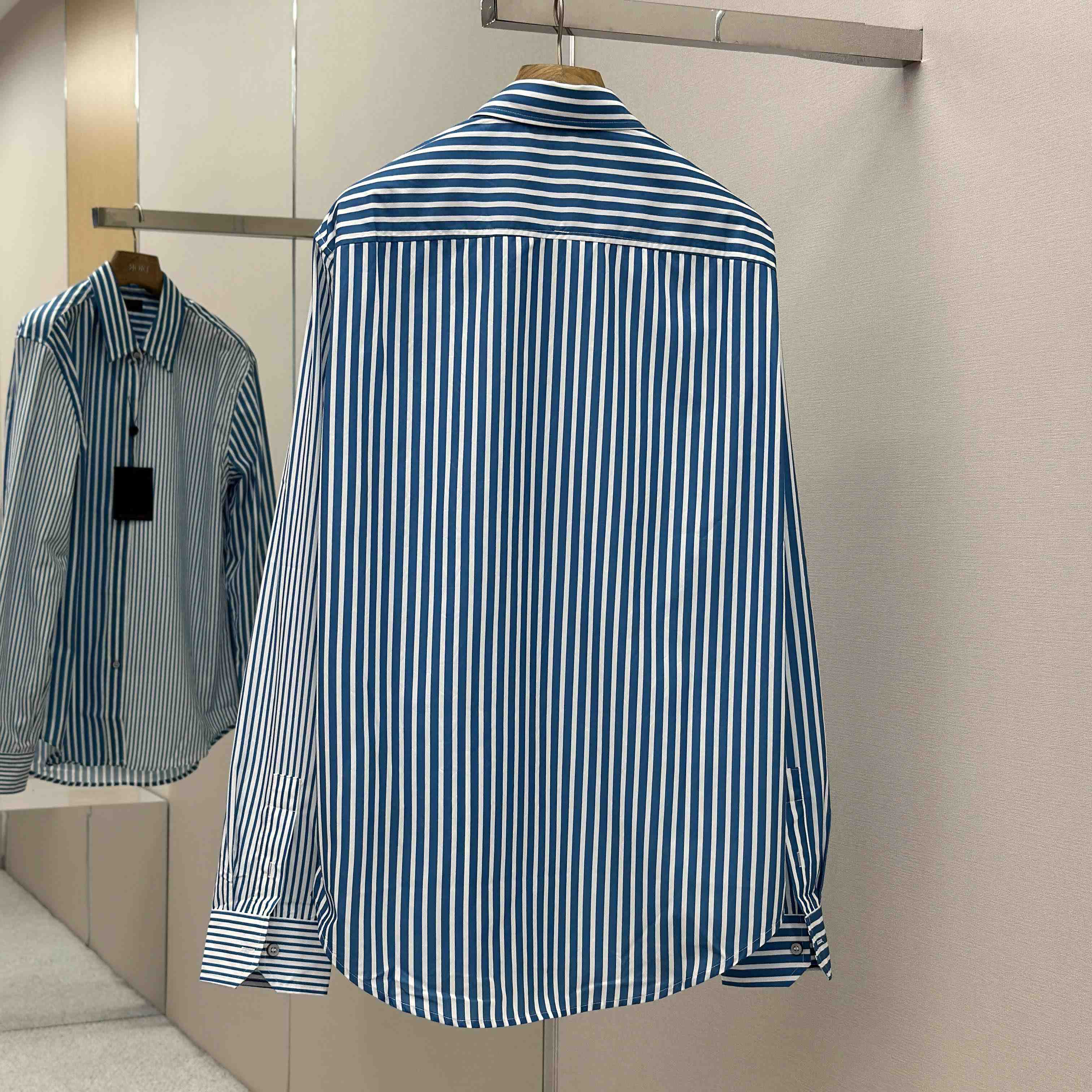 Louis Vuitton Monogram Patchwork Striped Shirt     1AHVWM - DopestKickz