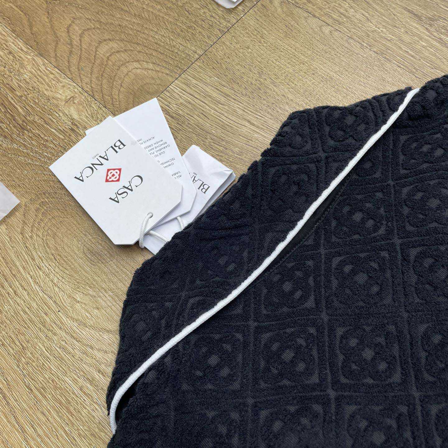 Casablanca Monogram Jacquard Towelling Short Sleeve Shirt   c1028 - DopestKickz