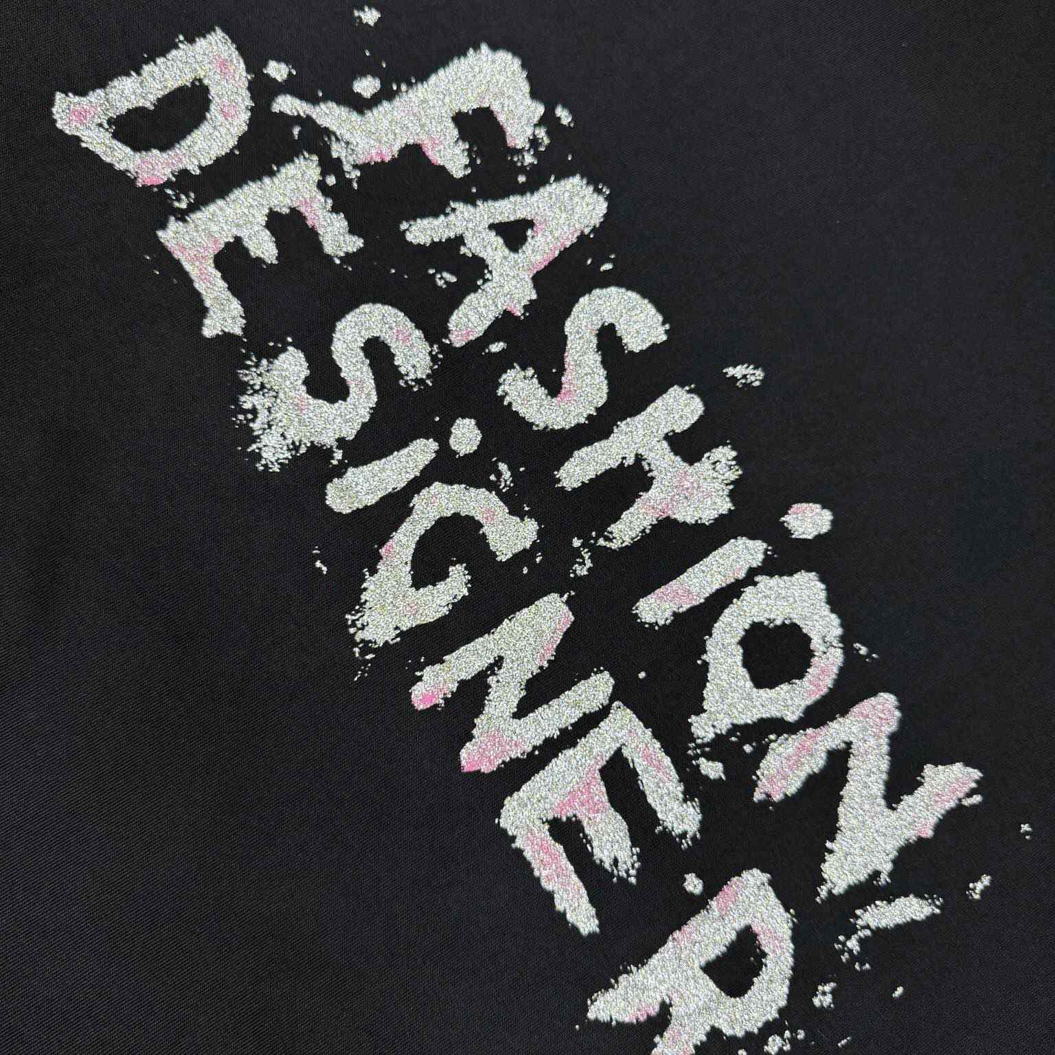 Balenciaga Fashion Designer Oversized T-Shirt In Faded Black Dry Jersey - DopestKickz