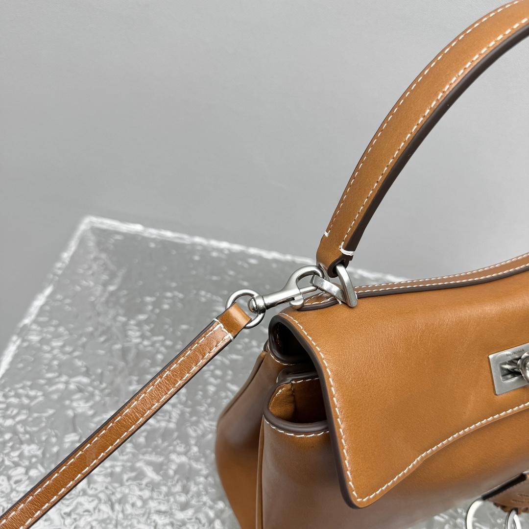 Balenciaga Rodeo Handbag Mini In Tan Cowboy - DopestKickz