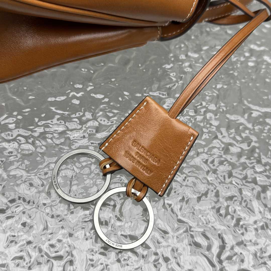 Balenciaga Rodeo Handbag Mini In Tan Cowboy - DopestKickz