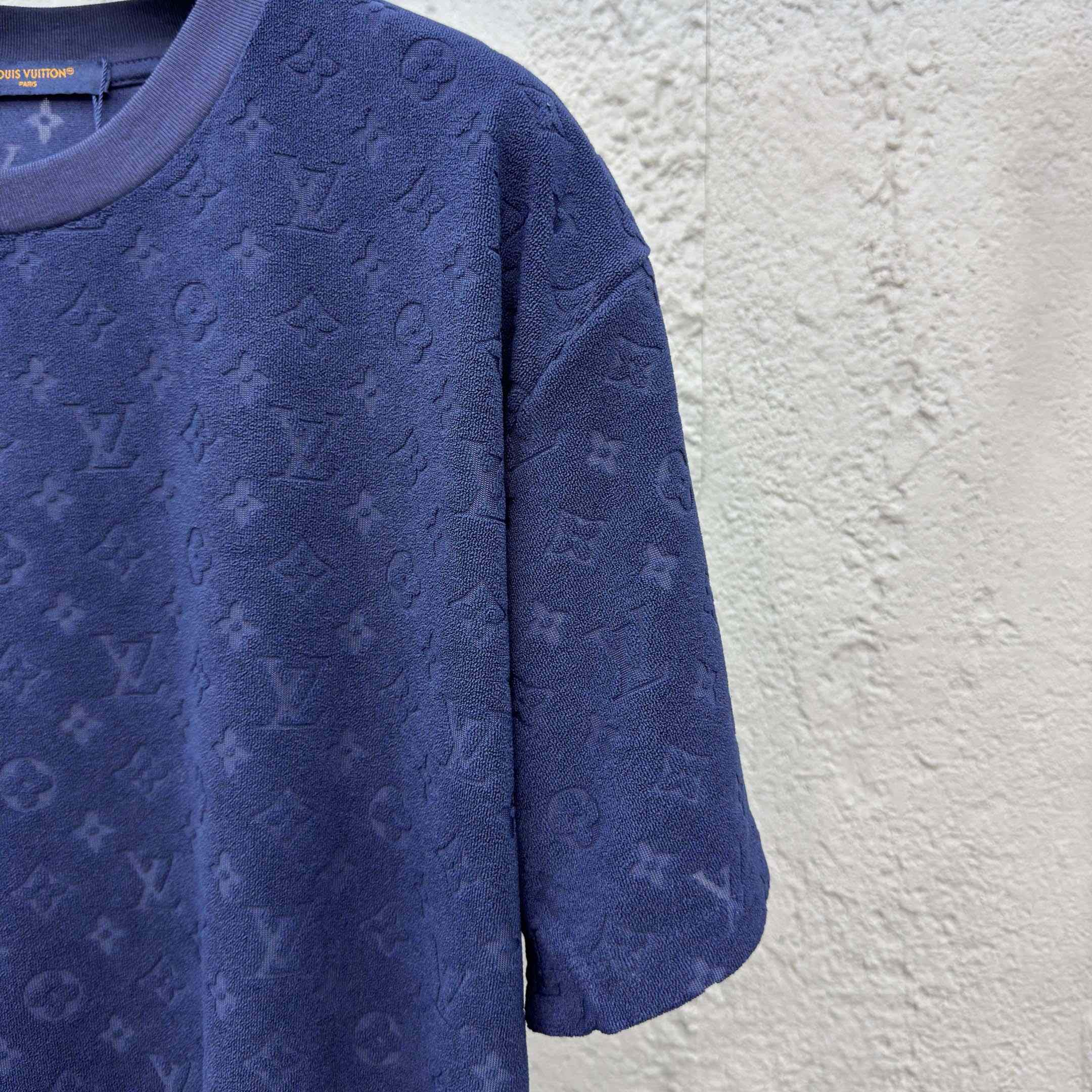 Louis Vuitton Monogram French Terry T-Shirt   1AHWBC - DopestKickz