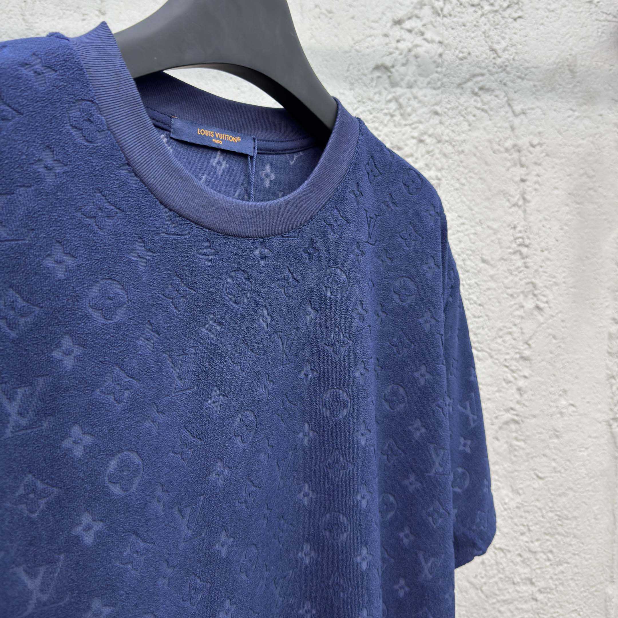 Louis Vuitton Monogram French Terry T-Shirt   1AHWBC - DopestKickz