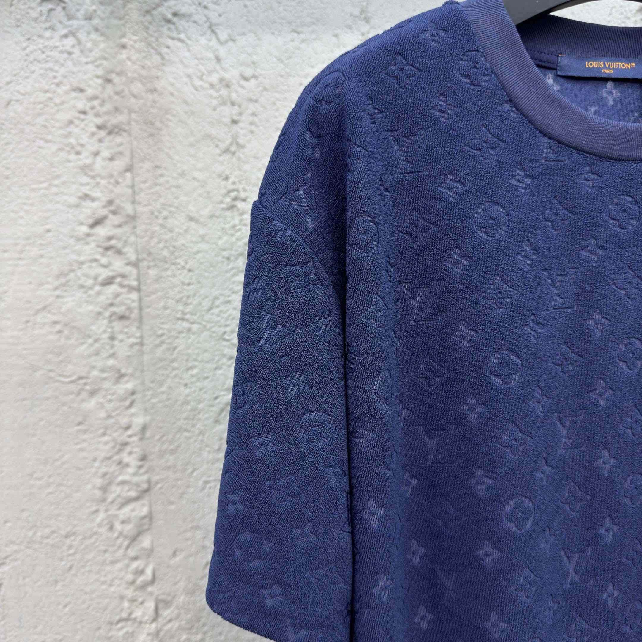 Louis Vuitton Monogram French Terry T-Shirt   1AHWBC - DopestKickz