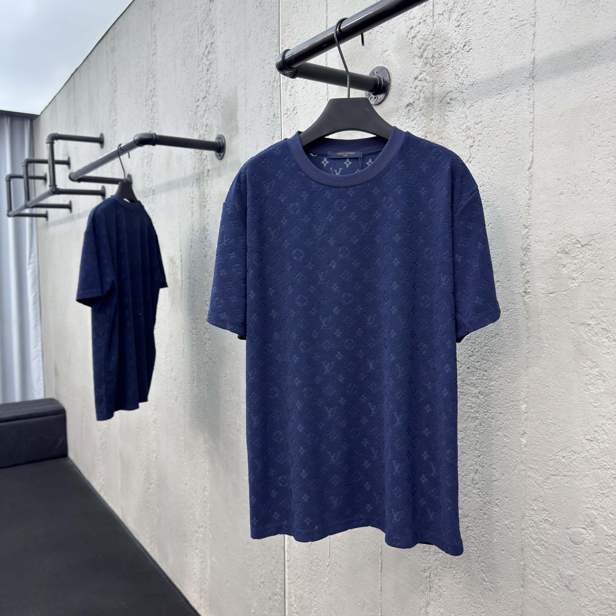 Louis Vuitton Monogram French Terry T-Shirt   1AHWBC - DopestKickz