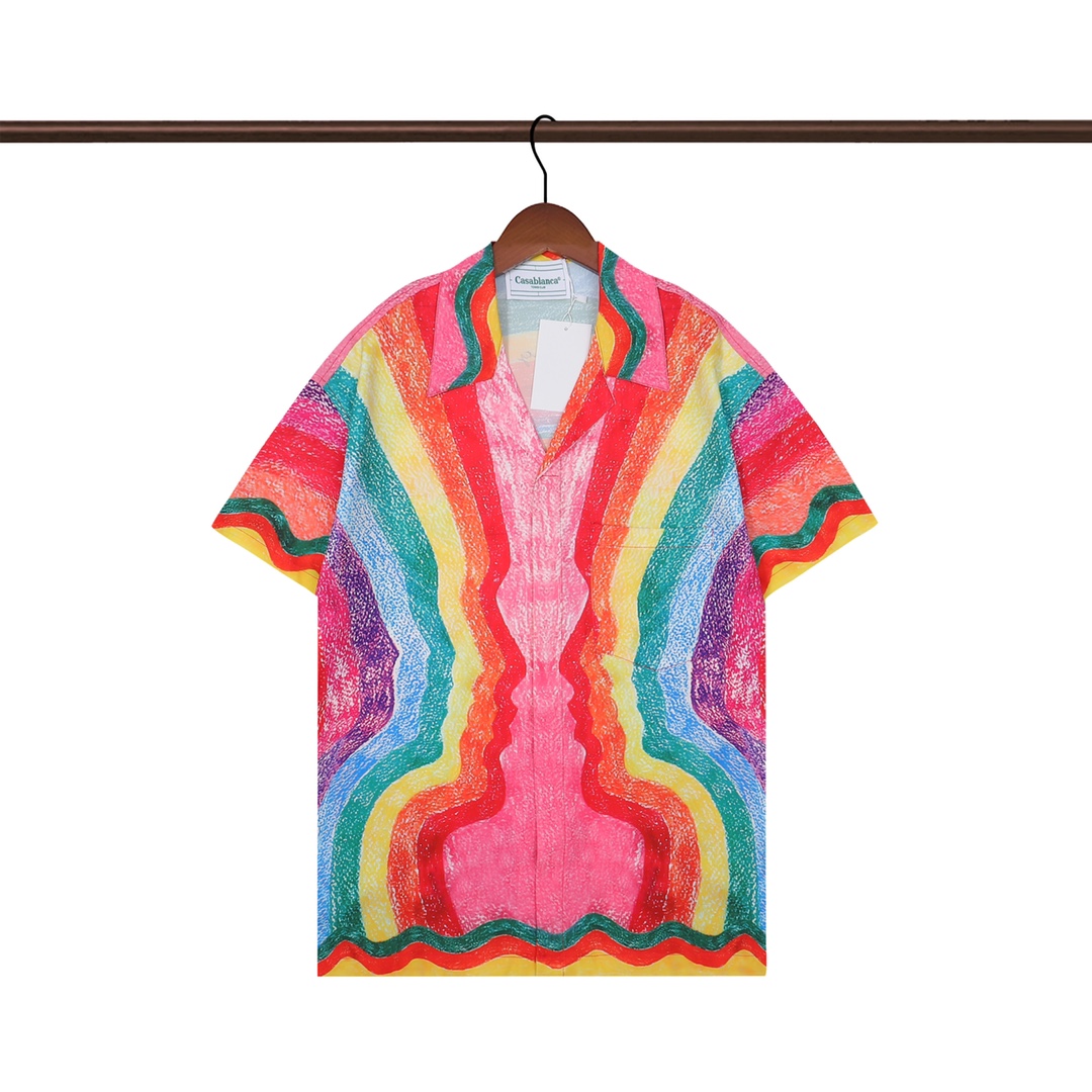 Casablanca Mind Vibrations Silk Shirt YF2016   (50% Off Sale) - DopestKickz