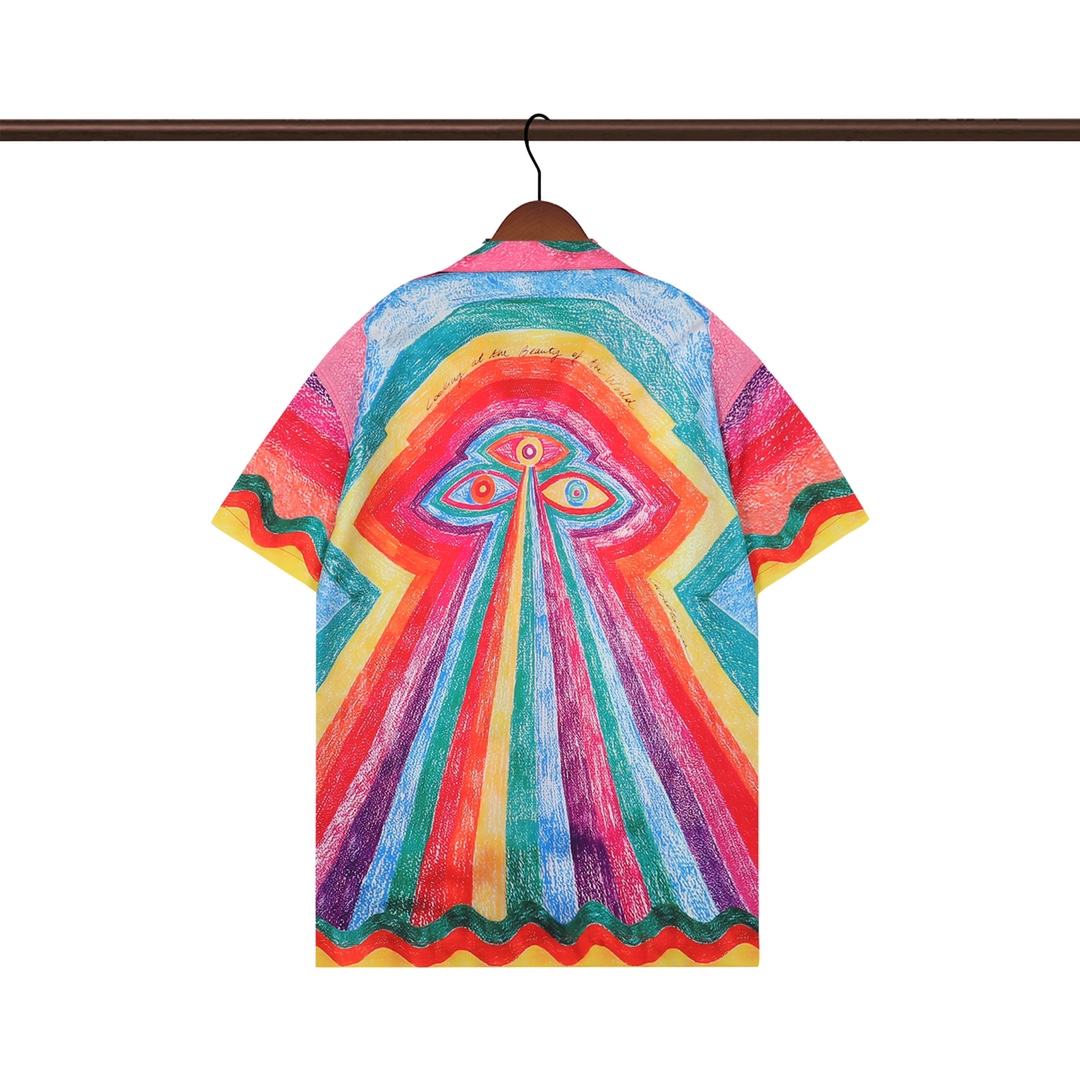 Casablanca Mind Vibrations Silk Shirt YF2016   (50% Off Sale) - DopestKickz