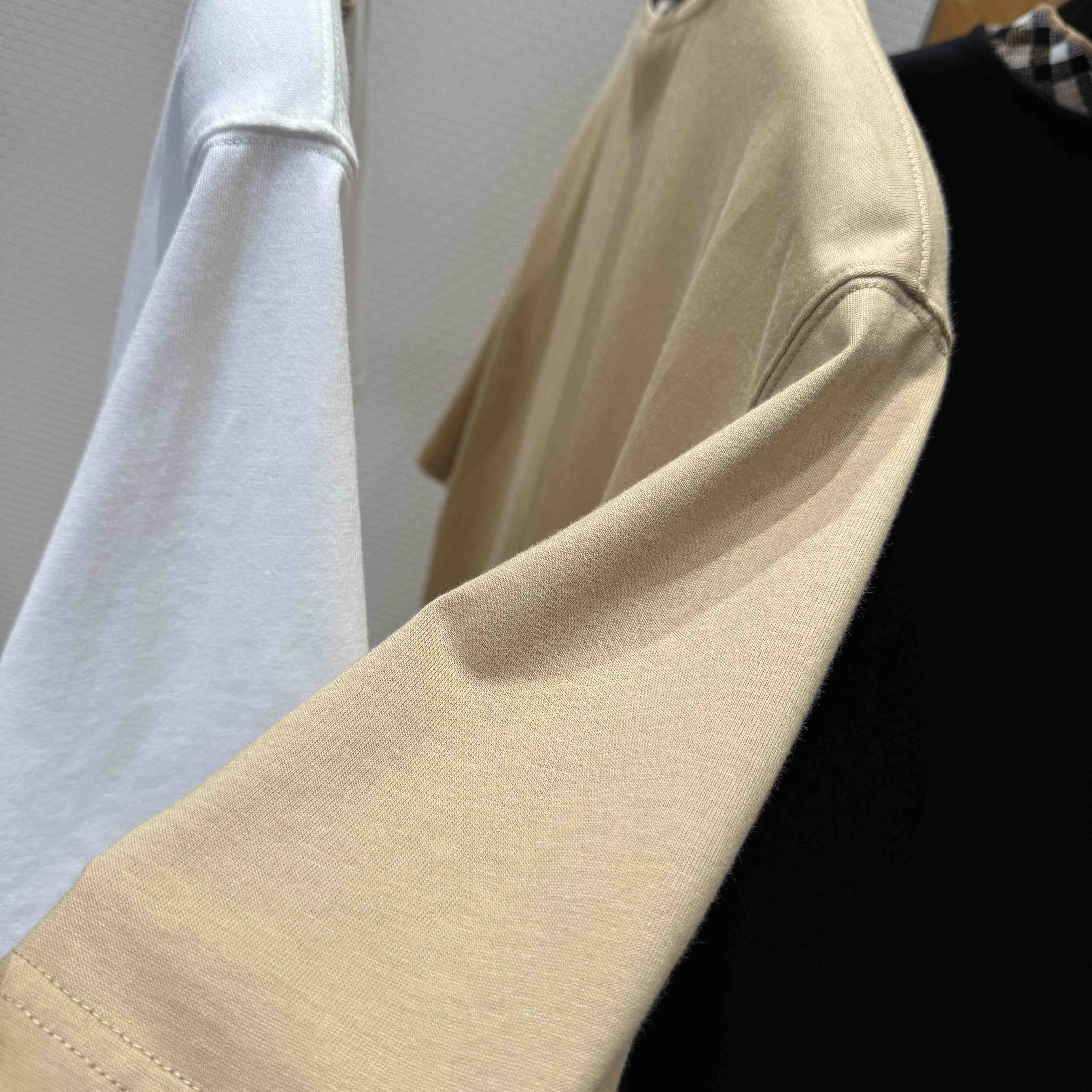 Burberry Check Trim Cotton T-shirt  - DopestKickz