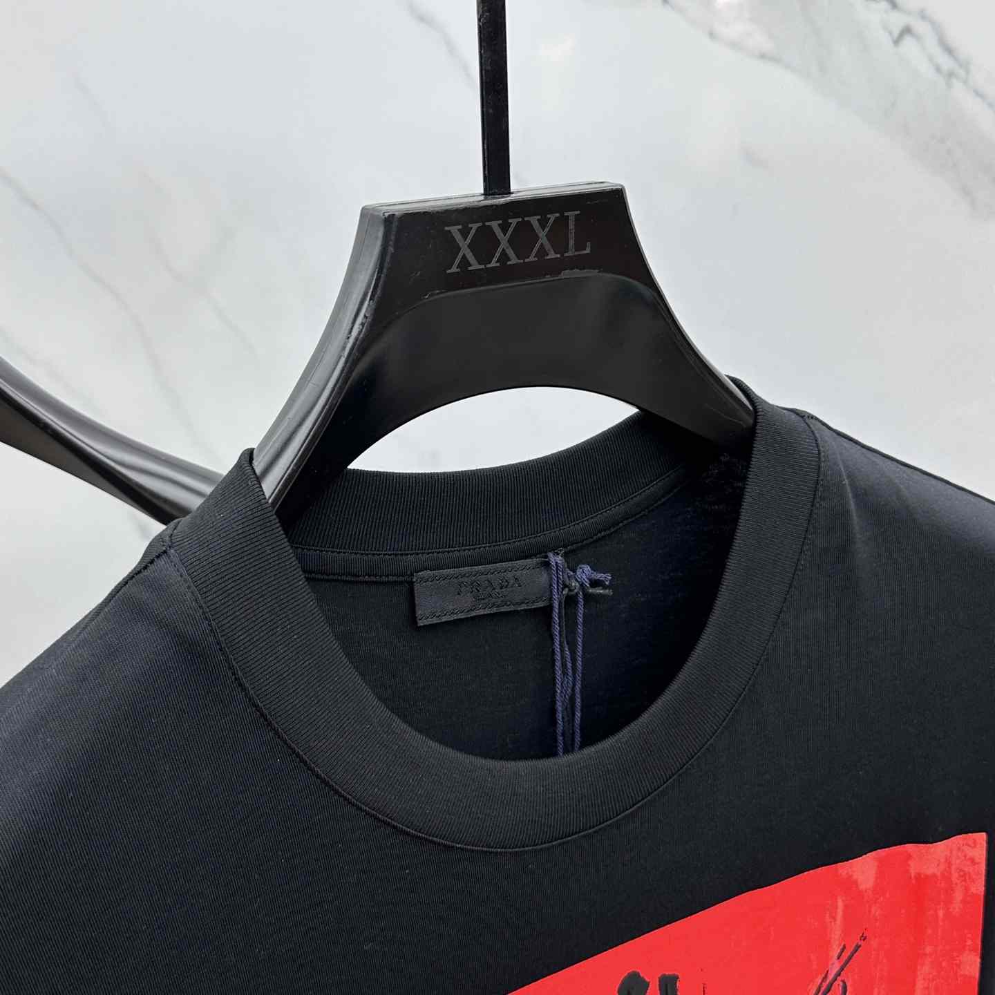 Prada Print Jersey T-shirt - DopestKickz