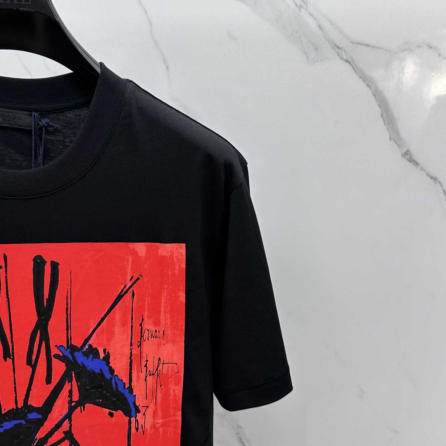 Prada Print Jersey T-shirt - DopestKickz