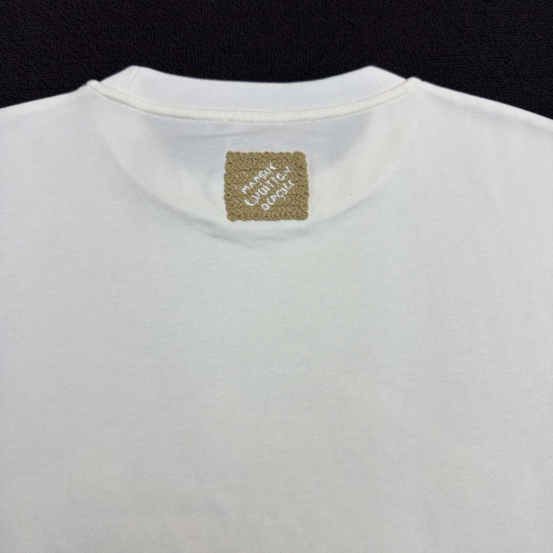 Louis Vuitton Embroidered Signature T-Shirt   1AHW84 - DopestKickz