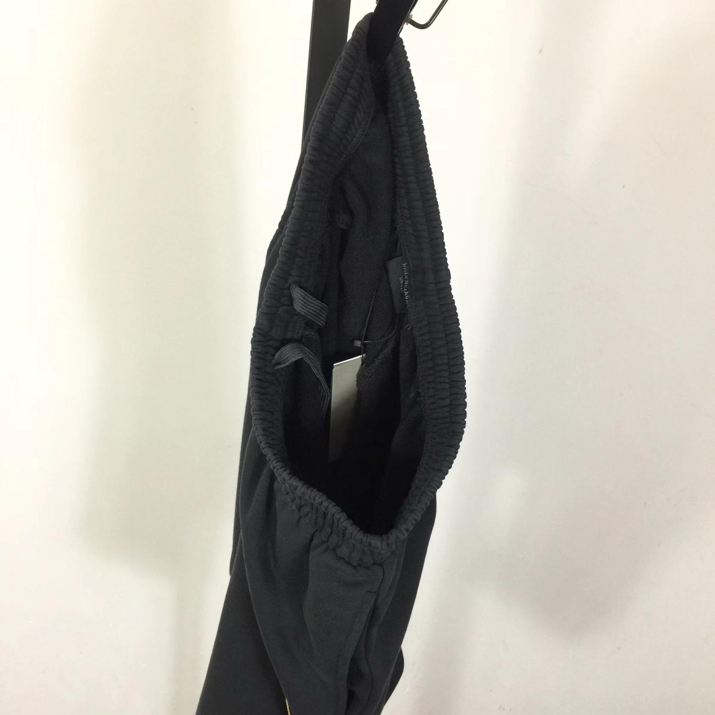 Balenciaga Uniform Merch Short In Faded Black Dry Fleece - DopestKickz