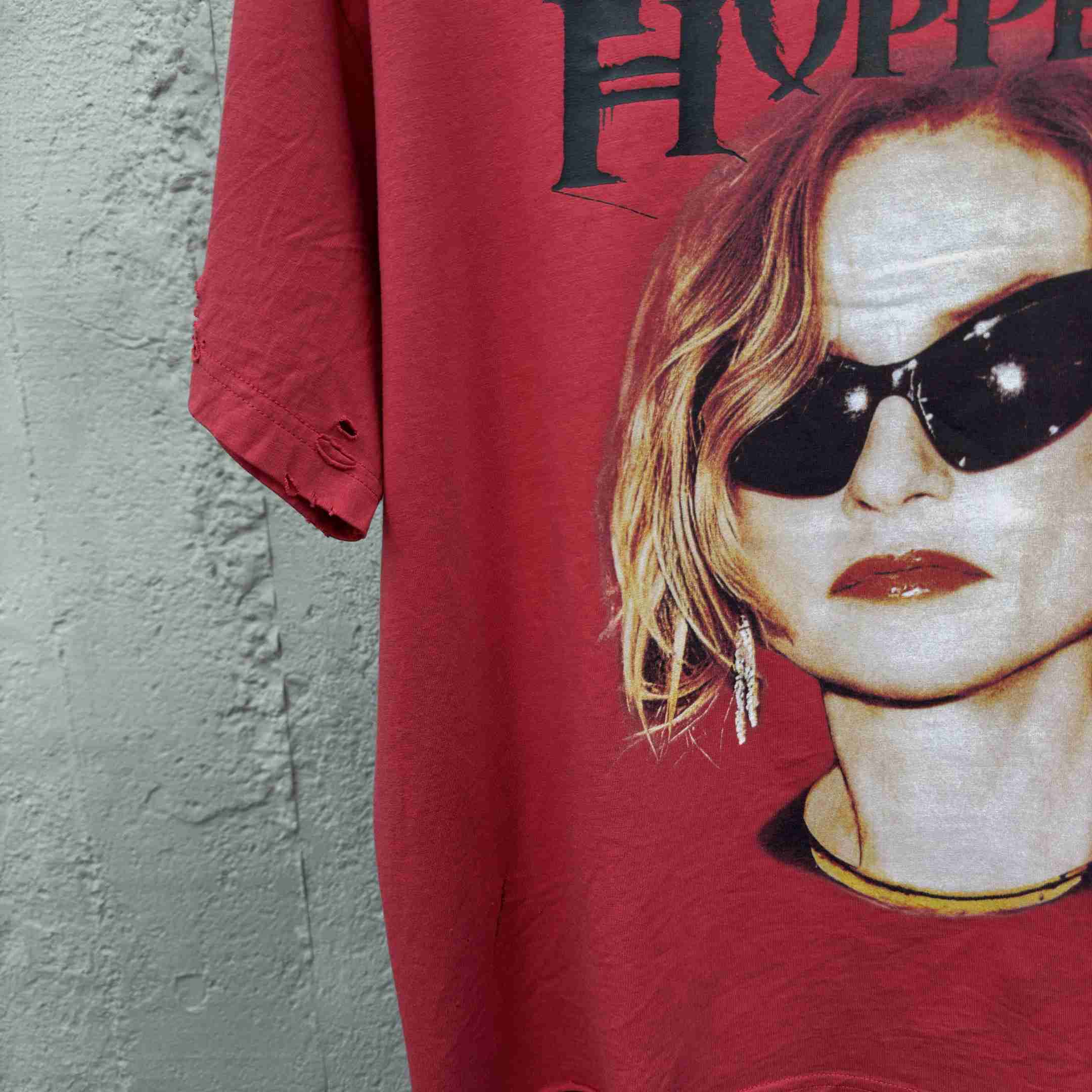 Balenciaga Isabelle Boxy T-Shirt in faded red dry jersey - DopestKickz