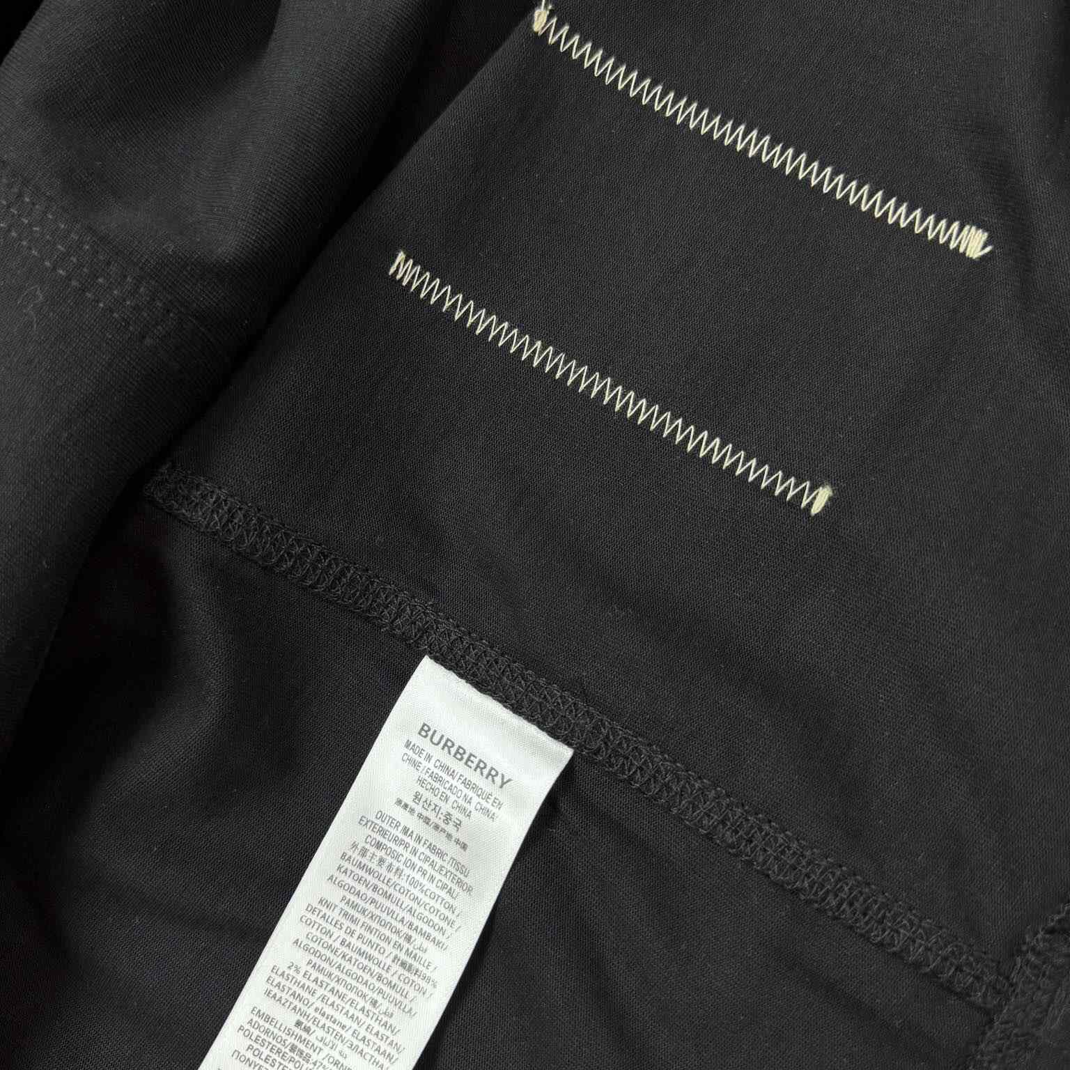 Burberry Check Label Cotton T-shirt  - DopestKickz