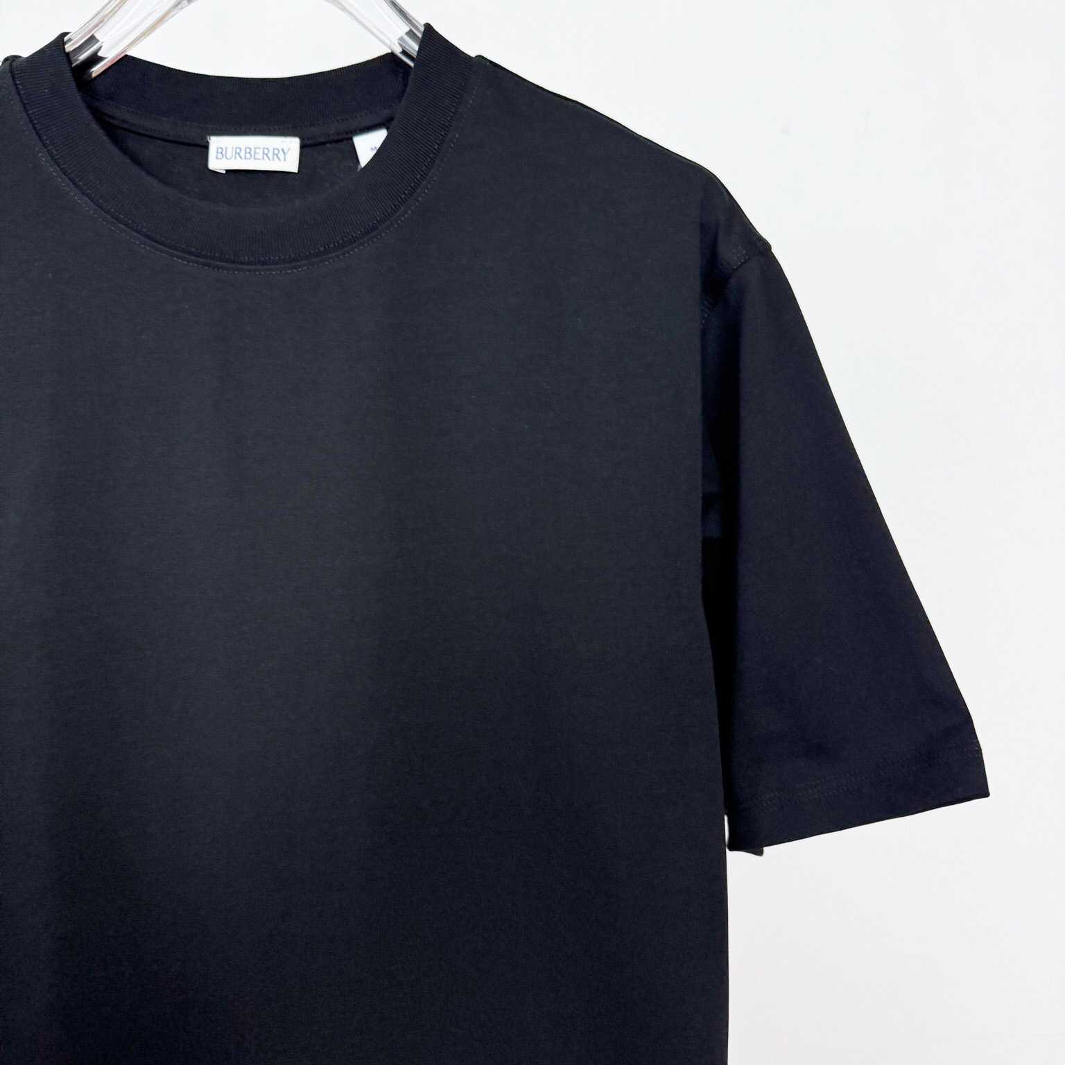 Burberry Check Label Cotton T-shirt  - DopestKickz