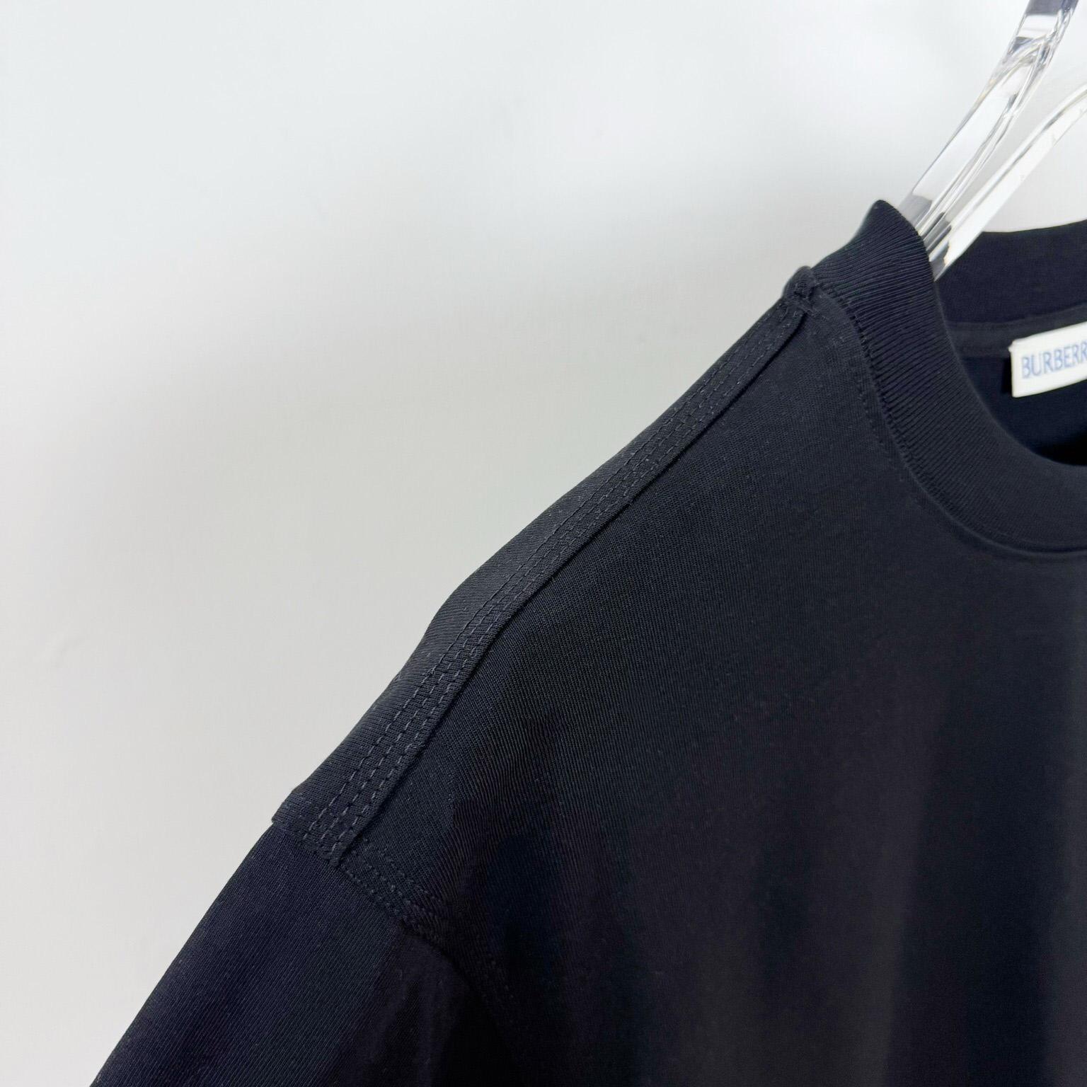 Burberry Check Label Cotton T-shirt  - DopestKickz