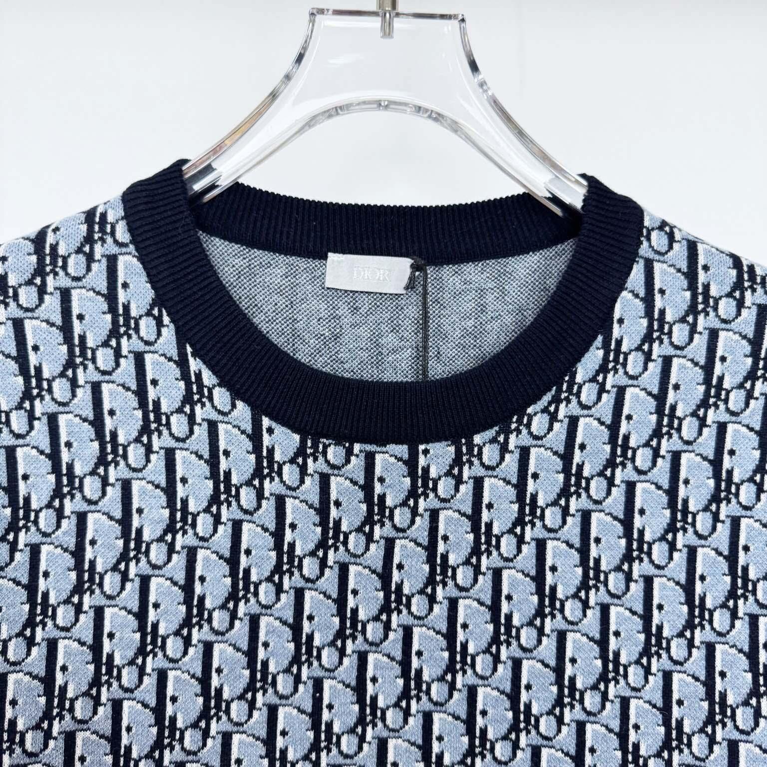 Dior Oblique T-Shirt, Relaxed Fit   - DopestKickz