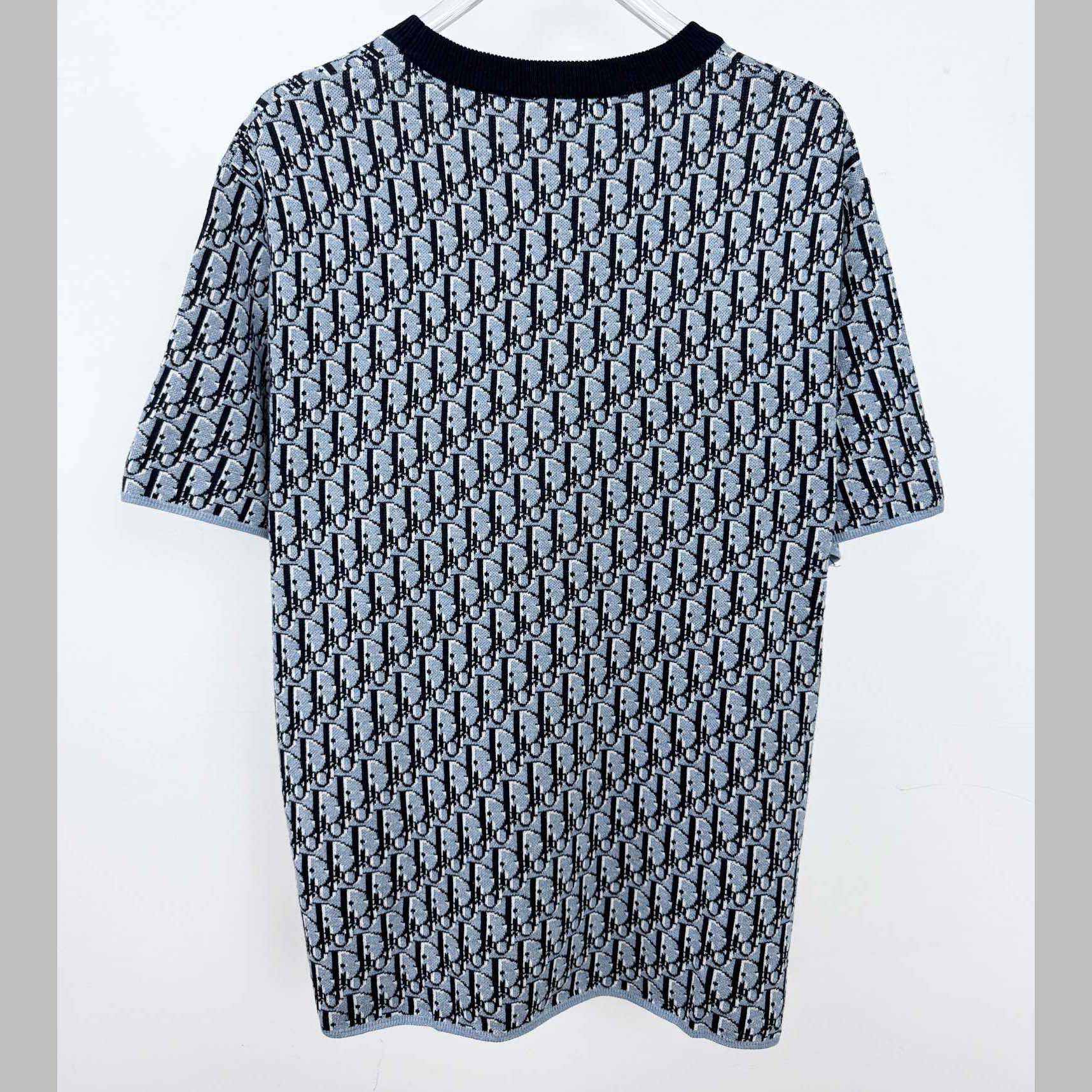 Dior Oblique T-Shirt, Relaxed Fit   - DopestKickz