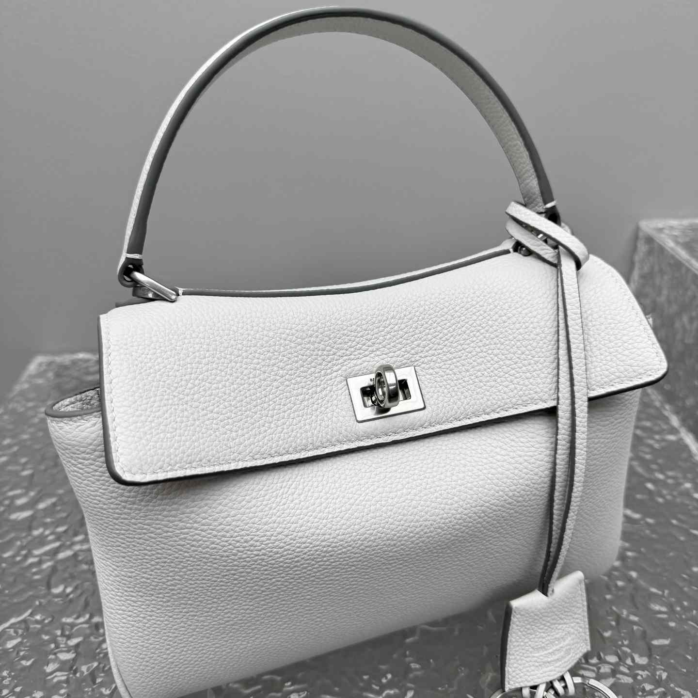Balenciaga Rodeo Handbag Mini In White - DopestKickz
