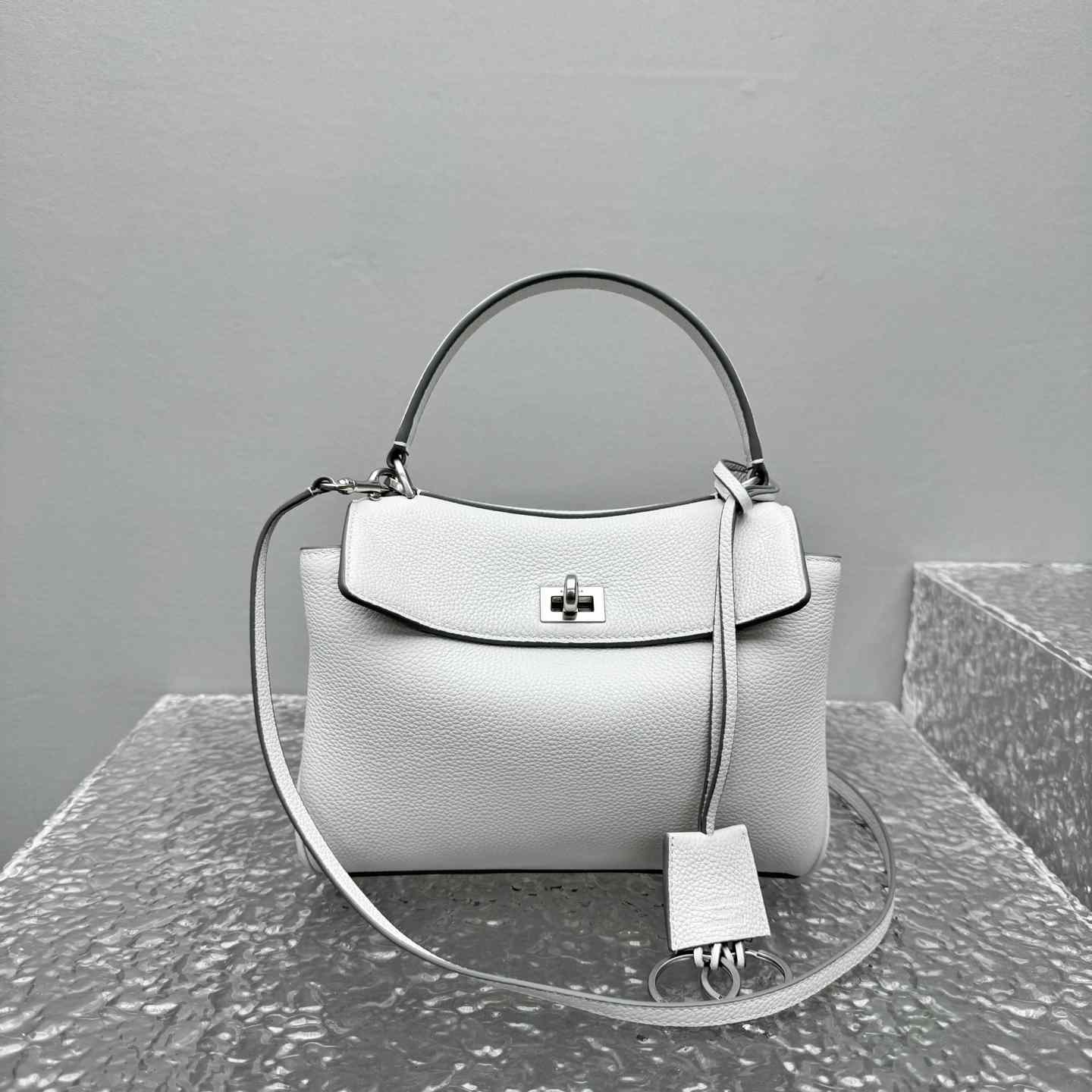 Balenciaga Rodeo Handbag Mini In White - DopestKickz